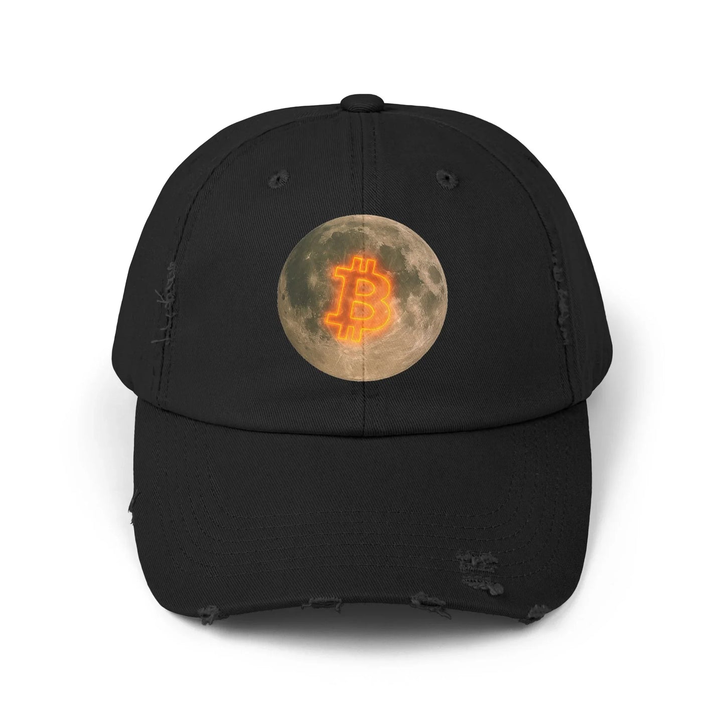 Bitcoin Moon - Cap Black One size Hats crypto-vibes.com