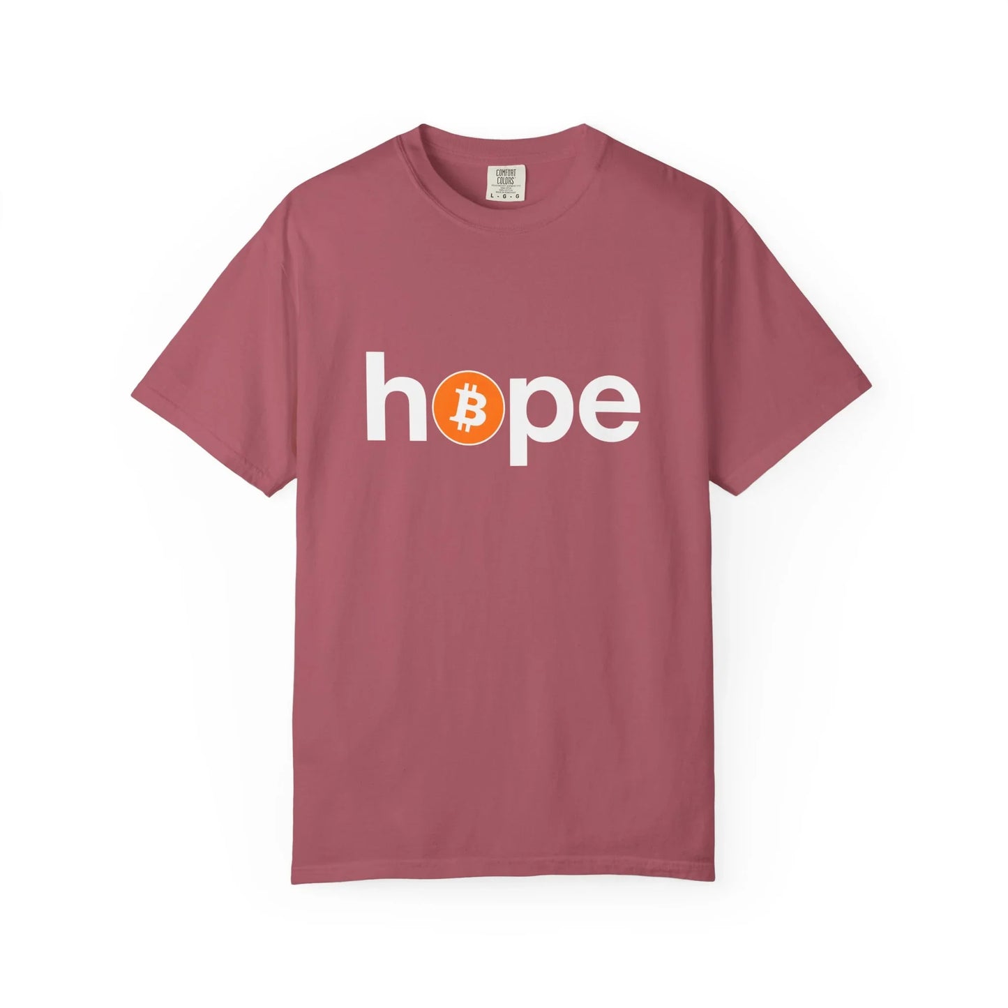 Bitcoin Hope - T-Shirt Crimson T-Shirt crypto-vibes.com