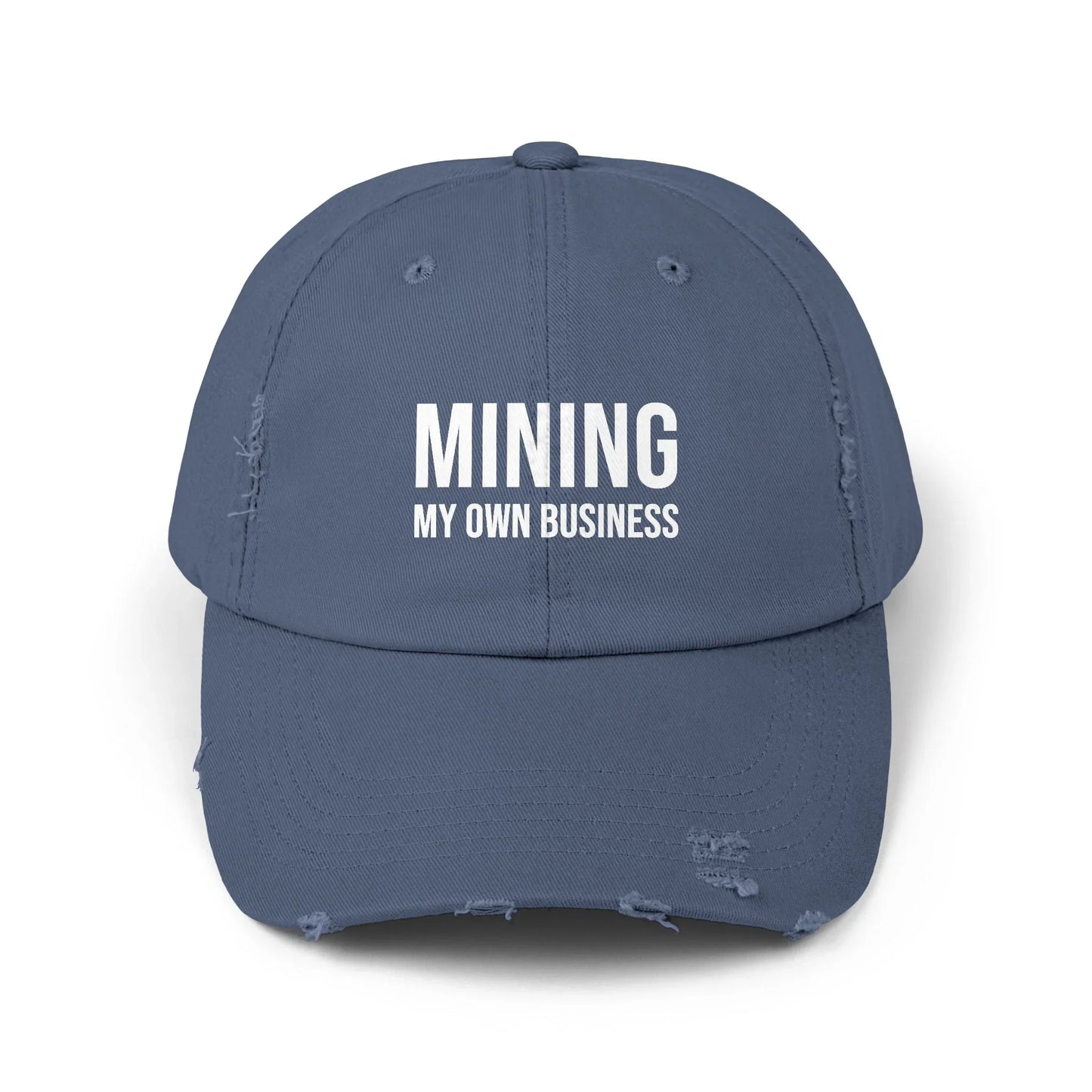 Mining My Own Business - Cap Scotland Blue One size Hats crypto-vibes.com