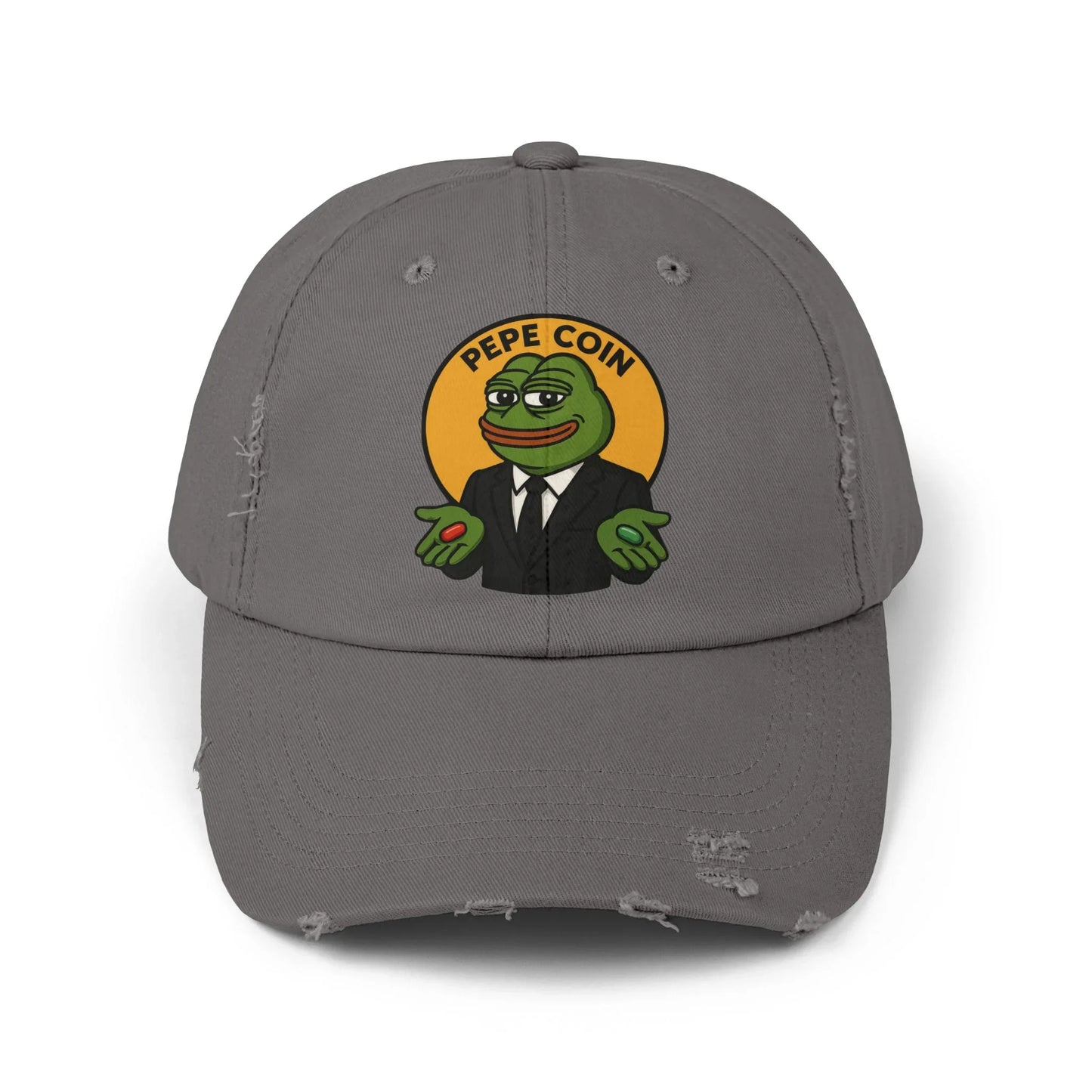Pepe Memecoin Pills Choice - Cap Nickel One size Hats crypto-vibes.com