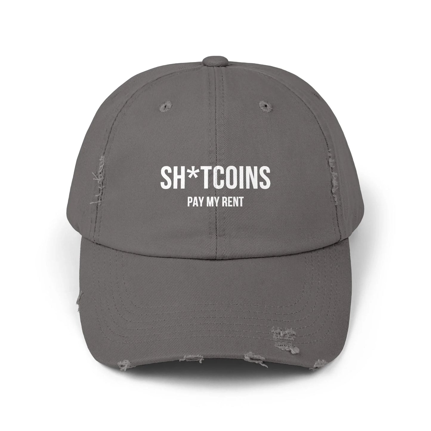 Shitcoins Pay My Rent - Cap Nickel One size Hats crypto-vibes.com