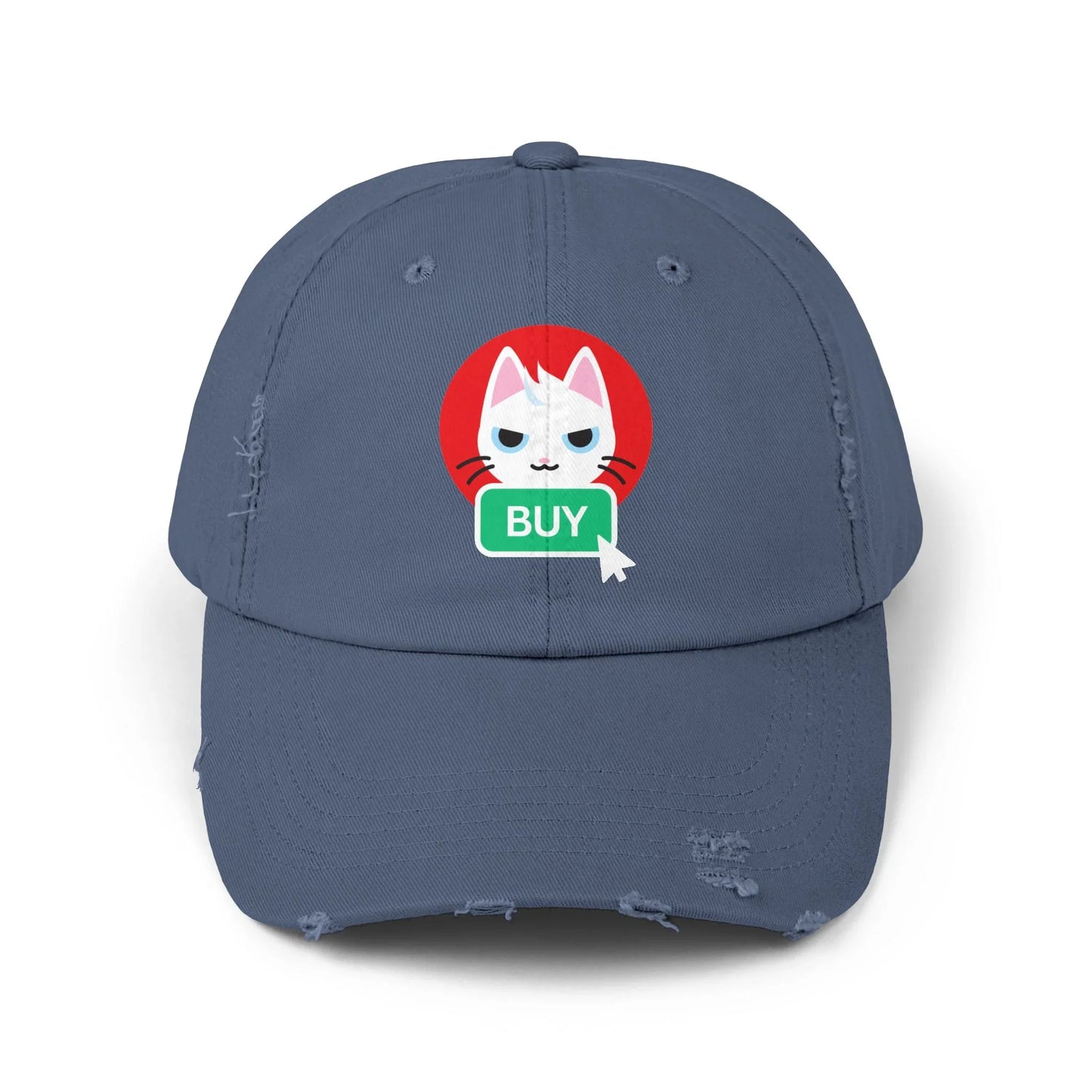 Mew Buy Button - Cap Scotland Blue One size Hats crypto-vibes.com