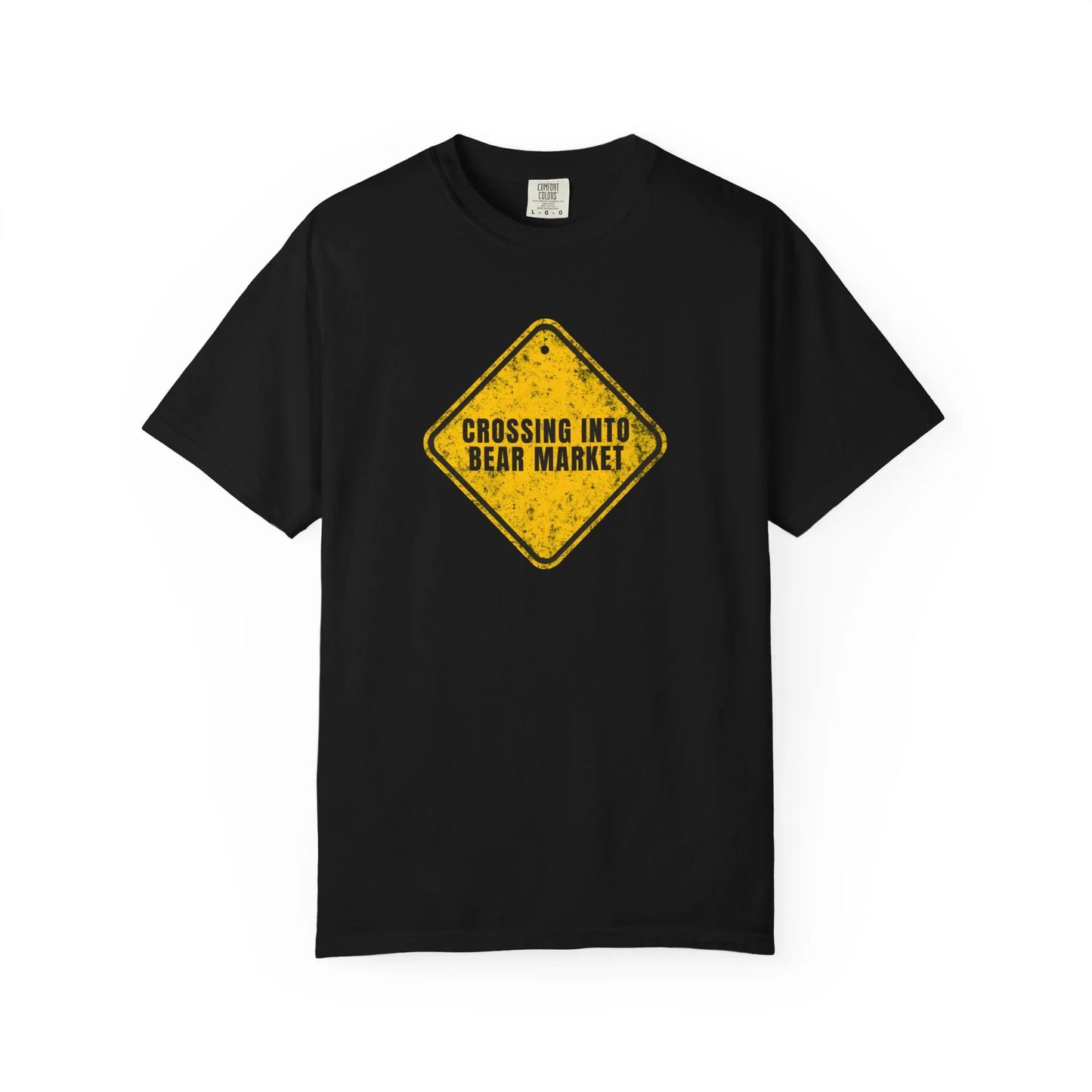 Crossing Into Bear Market - T-Shirt Black T-Shirt crypto-vibes.com