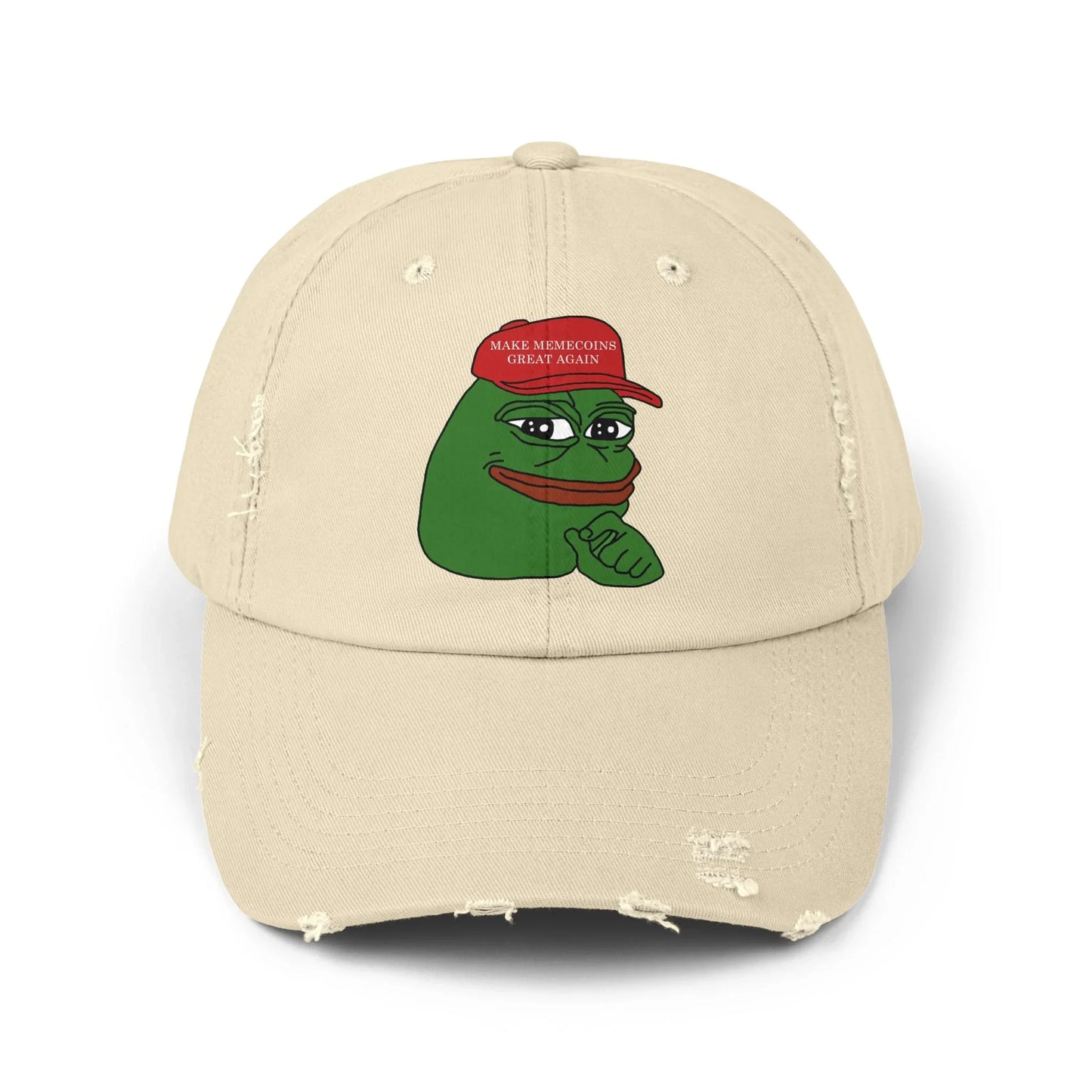 Pepe Make Memecoin Great Again - Cap Stone One size Hats crypto-vibes.com