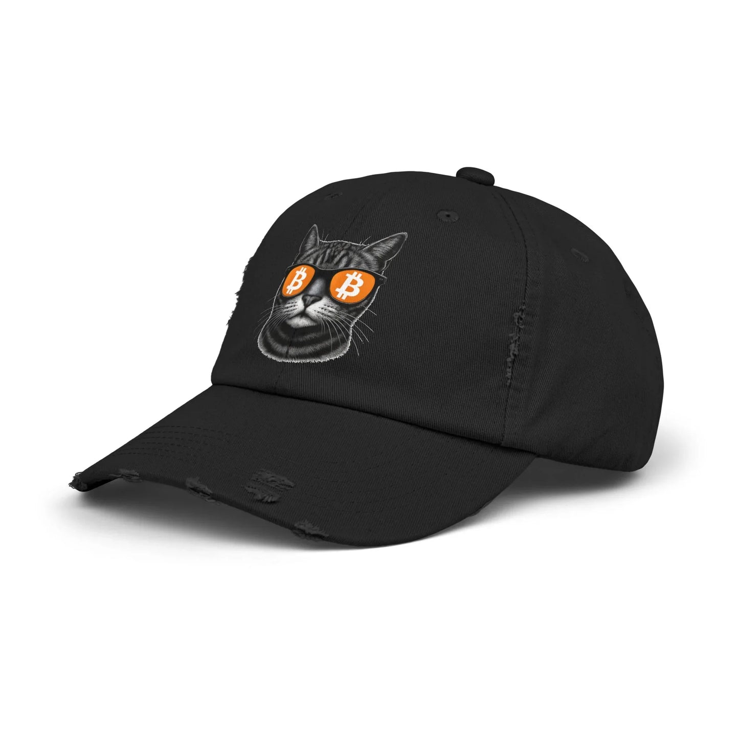 Bitcoin Cat - Cap Hats crypto-vibes.com
