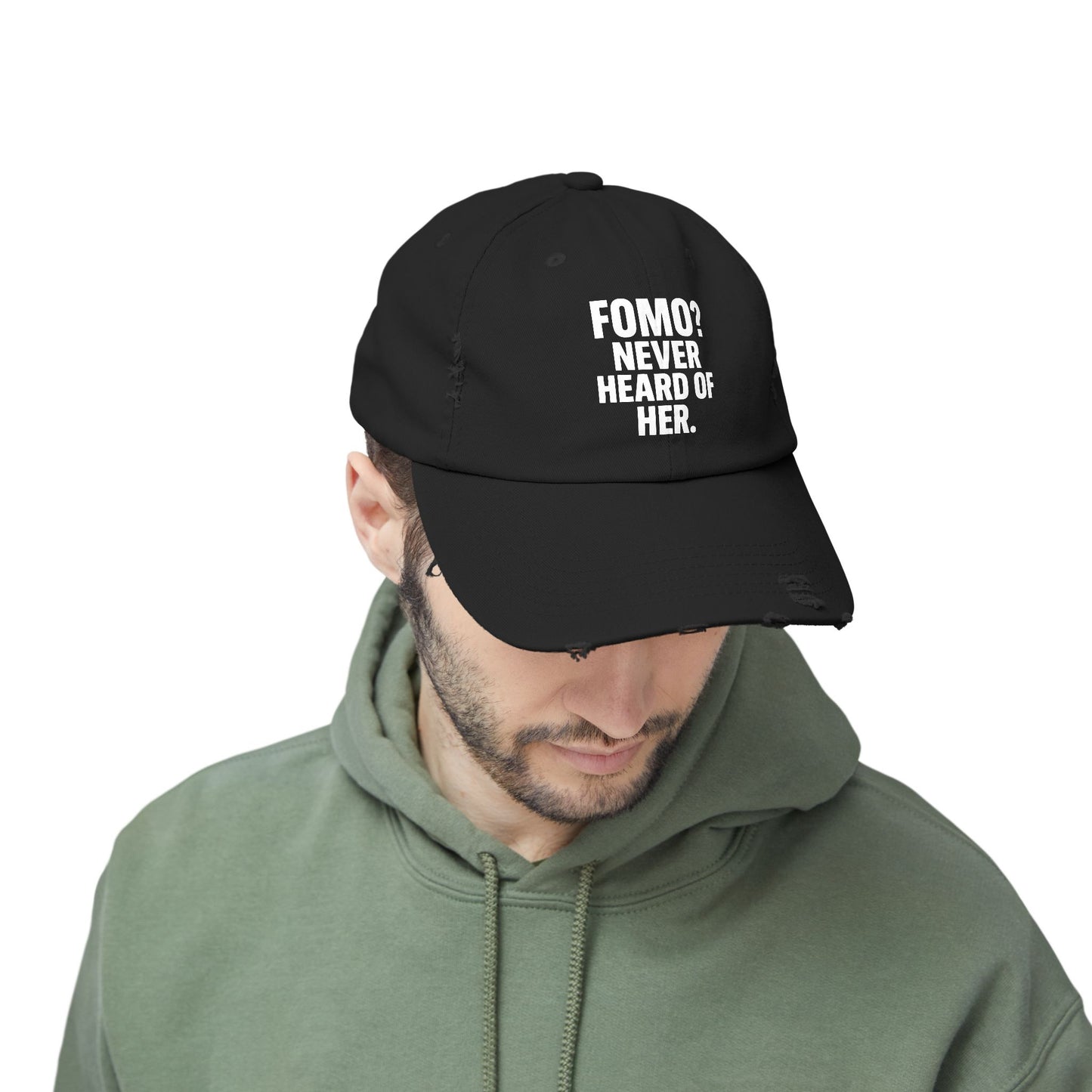 Cap - Fomo? Never Heard of Her Hats crypto-vibes.com