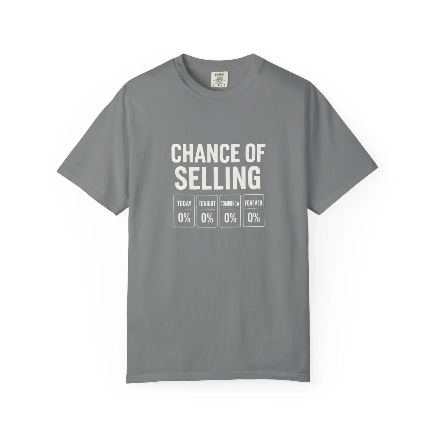 Chance of Selling - T-Shirt Grey T-Shirt crypto-vibes.com