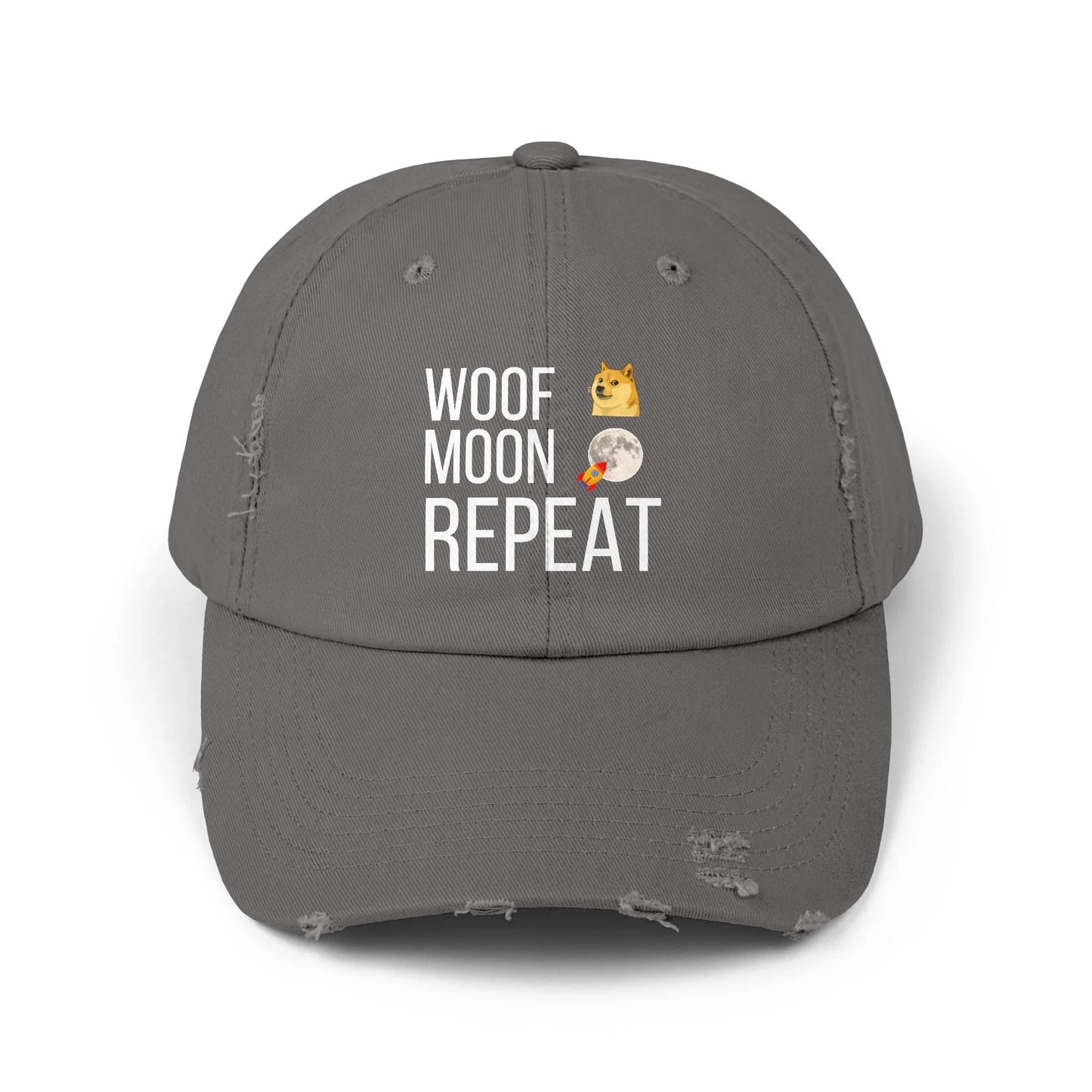 Woof Moon Repeat - Cap Nickel One size Hats crypto-vibes.com