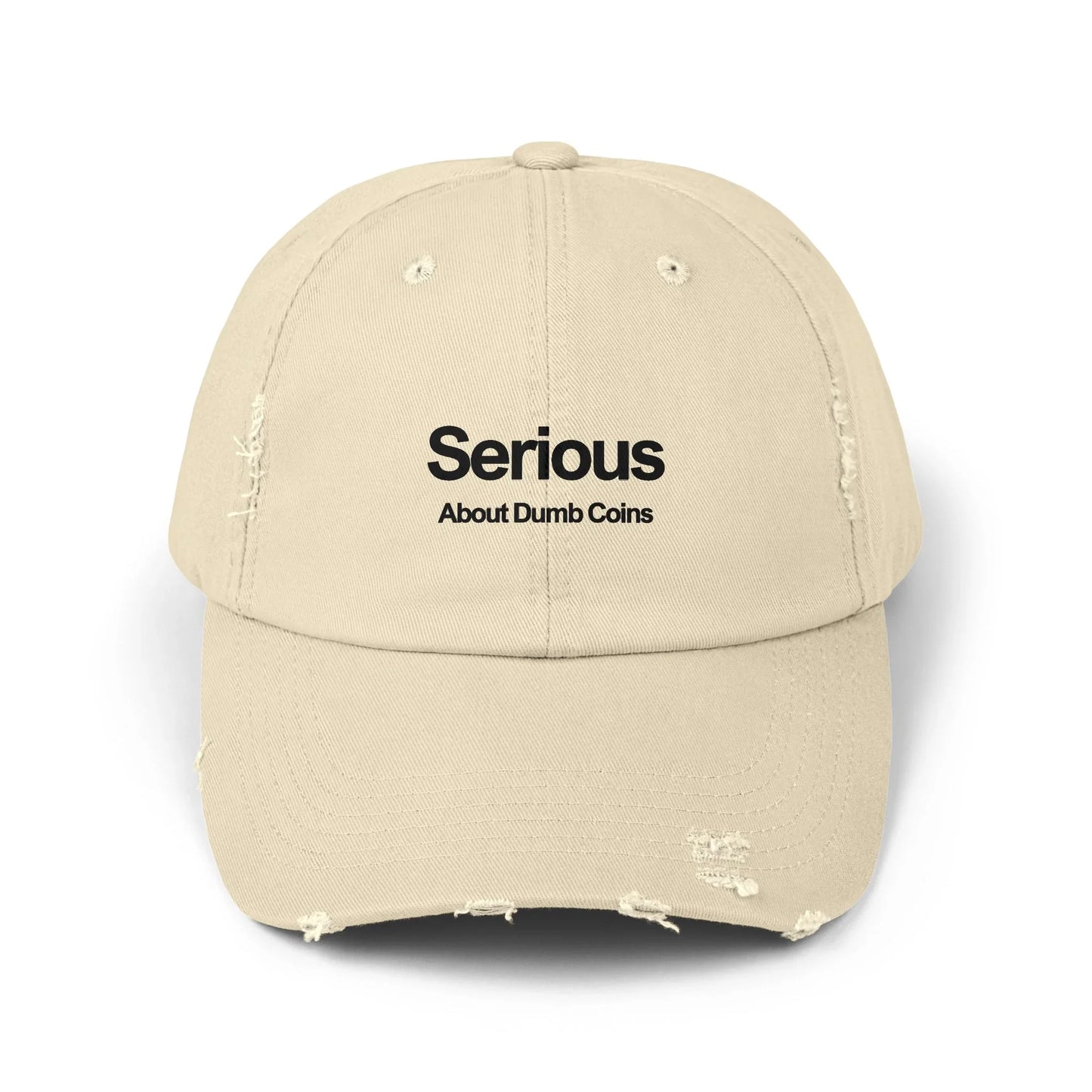 Serious About Dumb Coins - Cap Stone One size Hats crypto-vibes.com