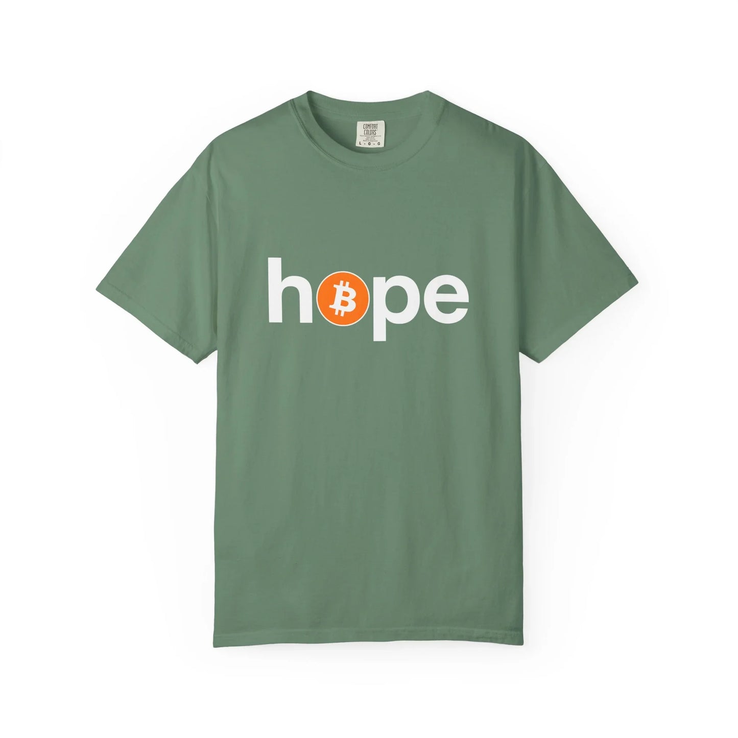 Bitcoin Hope - T-Shirt Light Green T-Shirt crypto-vibes.com
