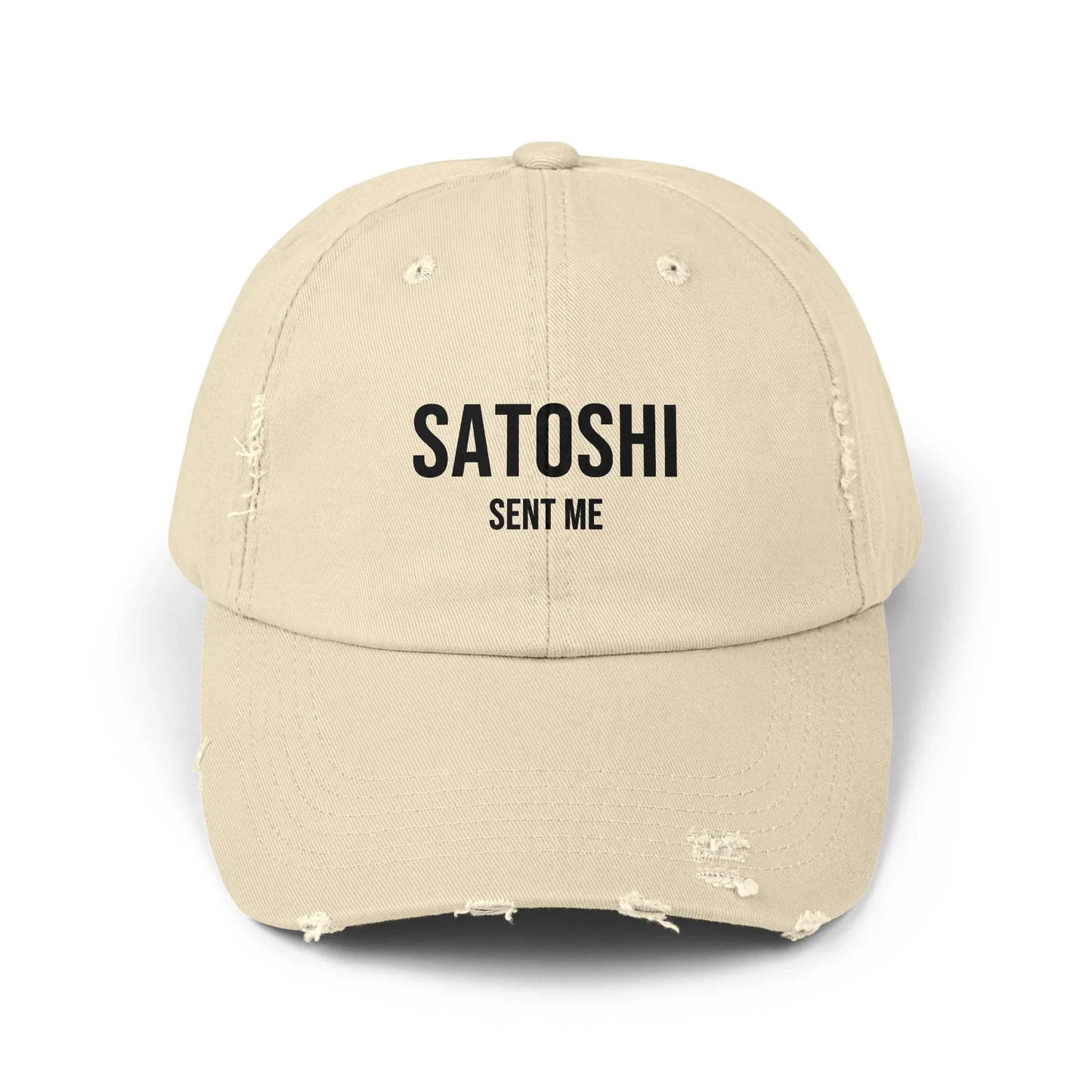 Satoshi Sent Me - Cap Stone One size Hats crypto-vibes.com