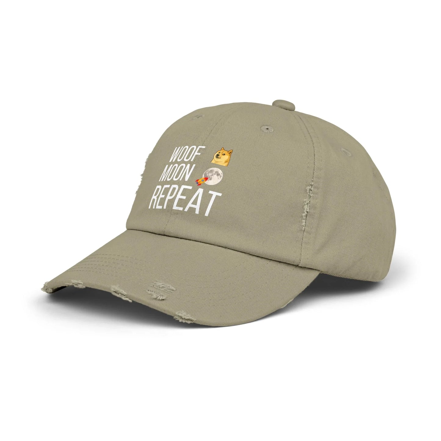Woof Moon Repeat - Cap Hats crypto-vibes.com