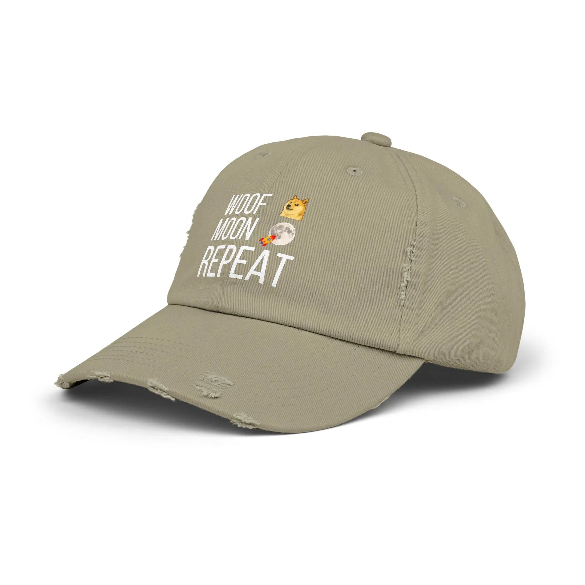 Woof Moon Repeat - Cap Hats crypto-vibes.com
