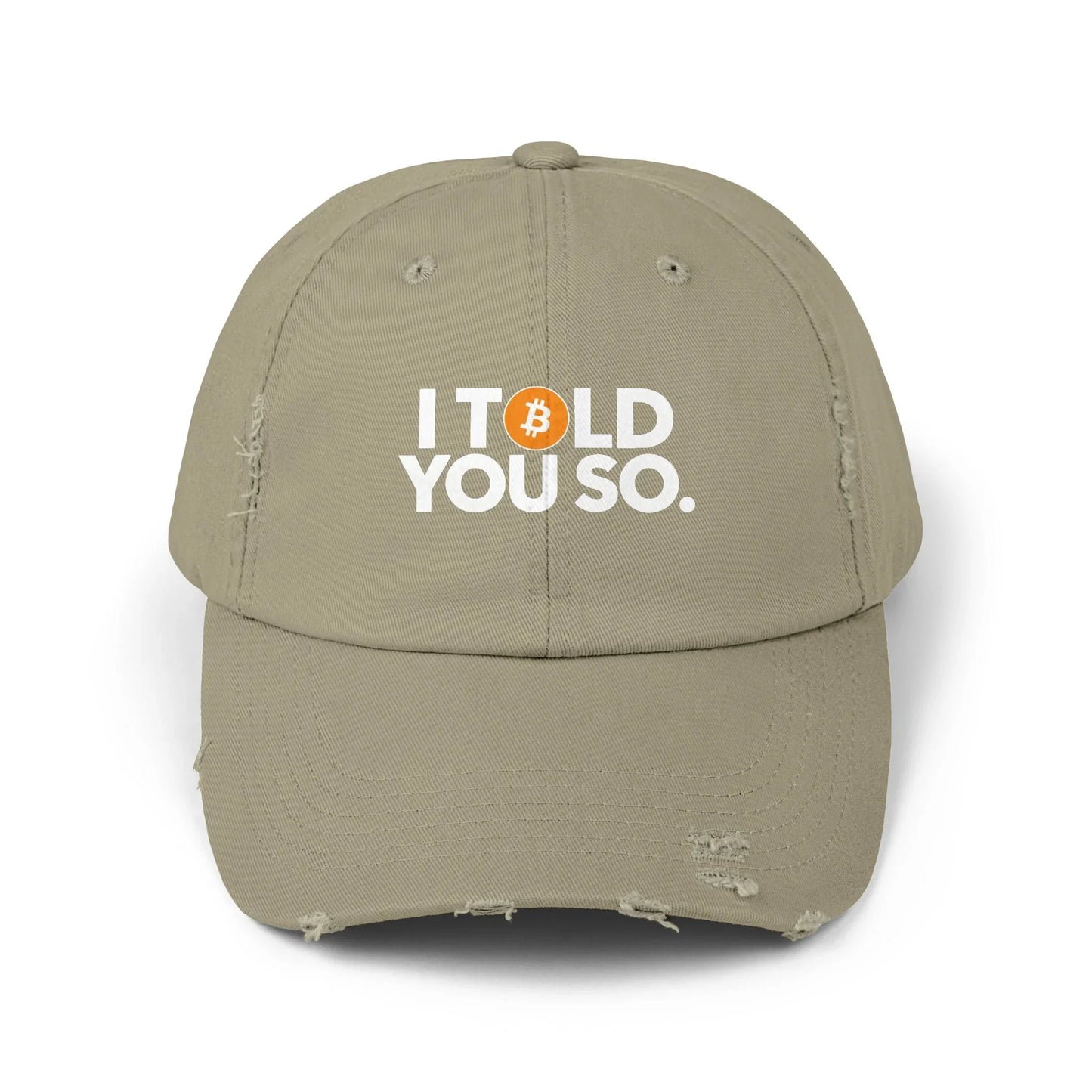 I Told You So - Cap Light Olive One size Hats crypto-vibes.com