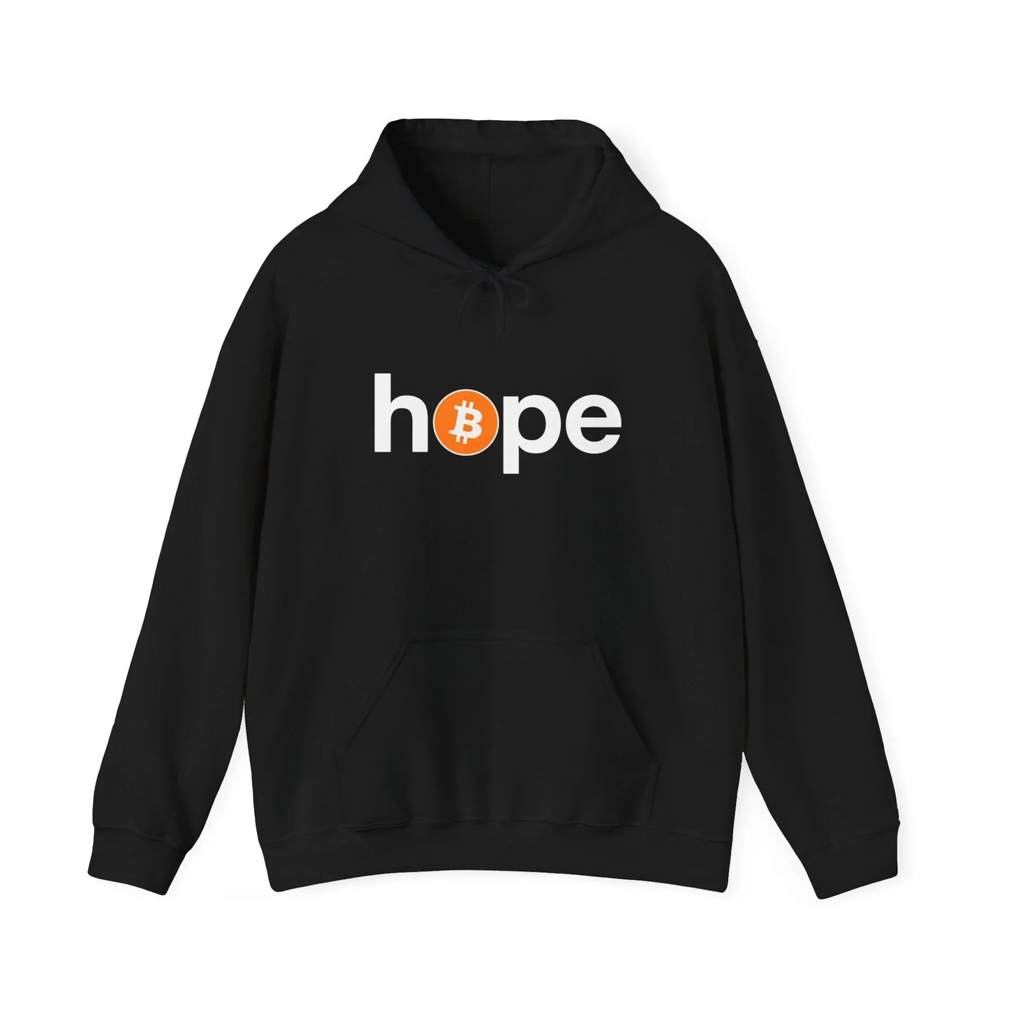 Bitcoin Hope - Hoodie Black Hoodie crypto-vibes.com