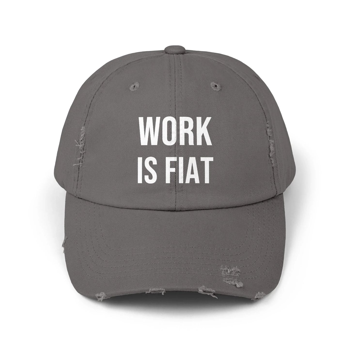 Work Is Fiat - Cap Nickel One size Hats crypto-vibes.com