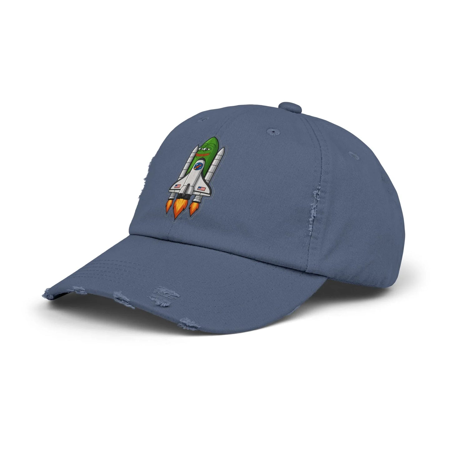 Pepe Rocket Launch - Cap Hats crypto-vibes.com