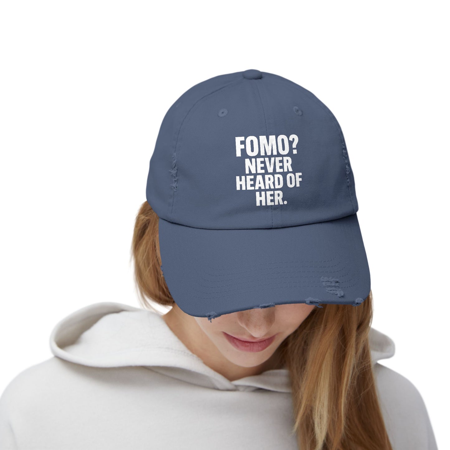 Cap - Fomo? Never Heard of Her Hats crypto-vibes.com