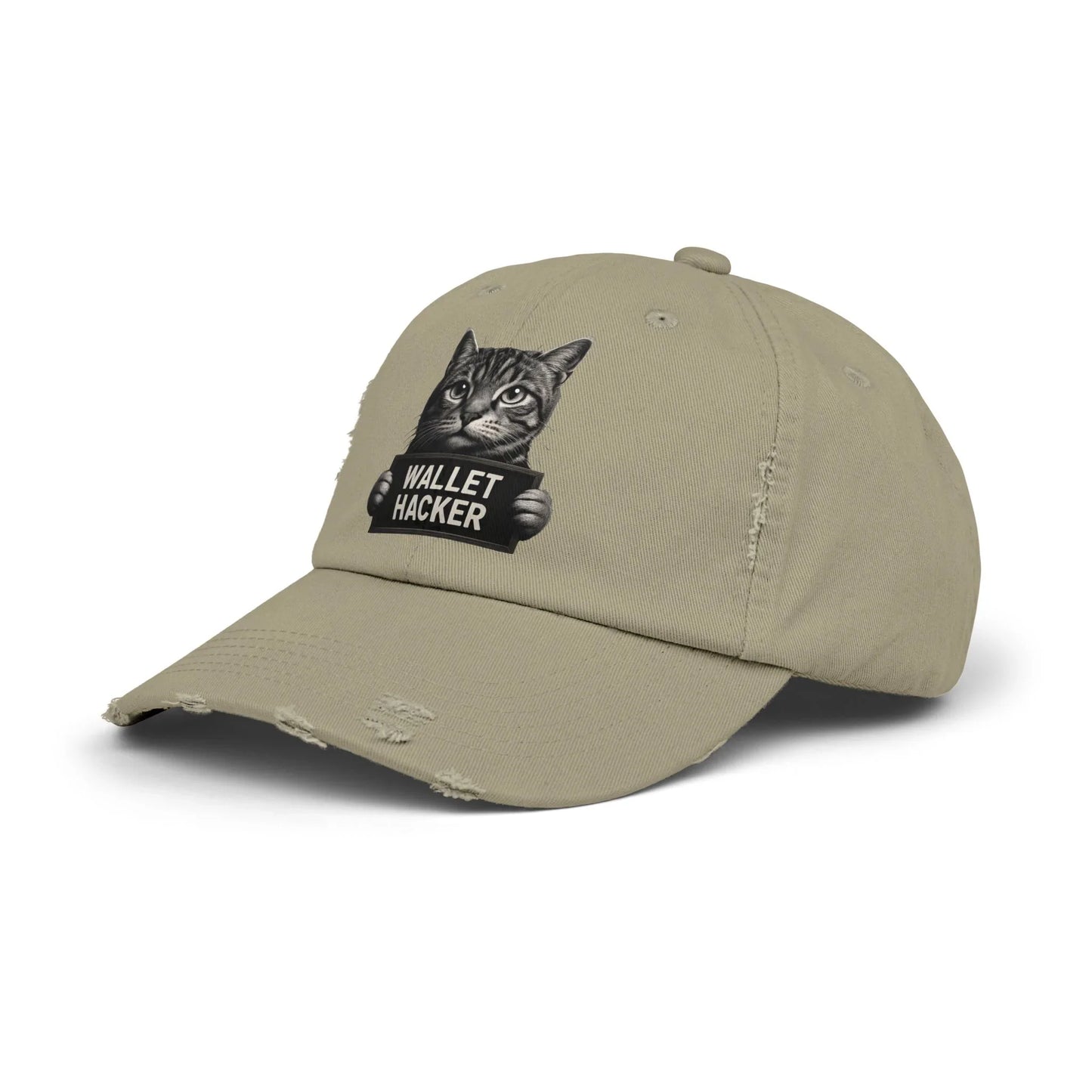 Wallet Hacker Cat - Cap Hats crypto-vibes.com