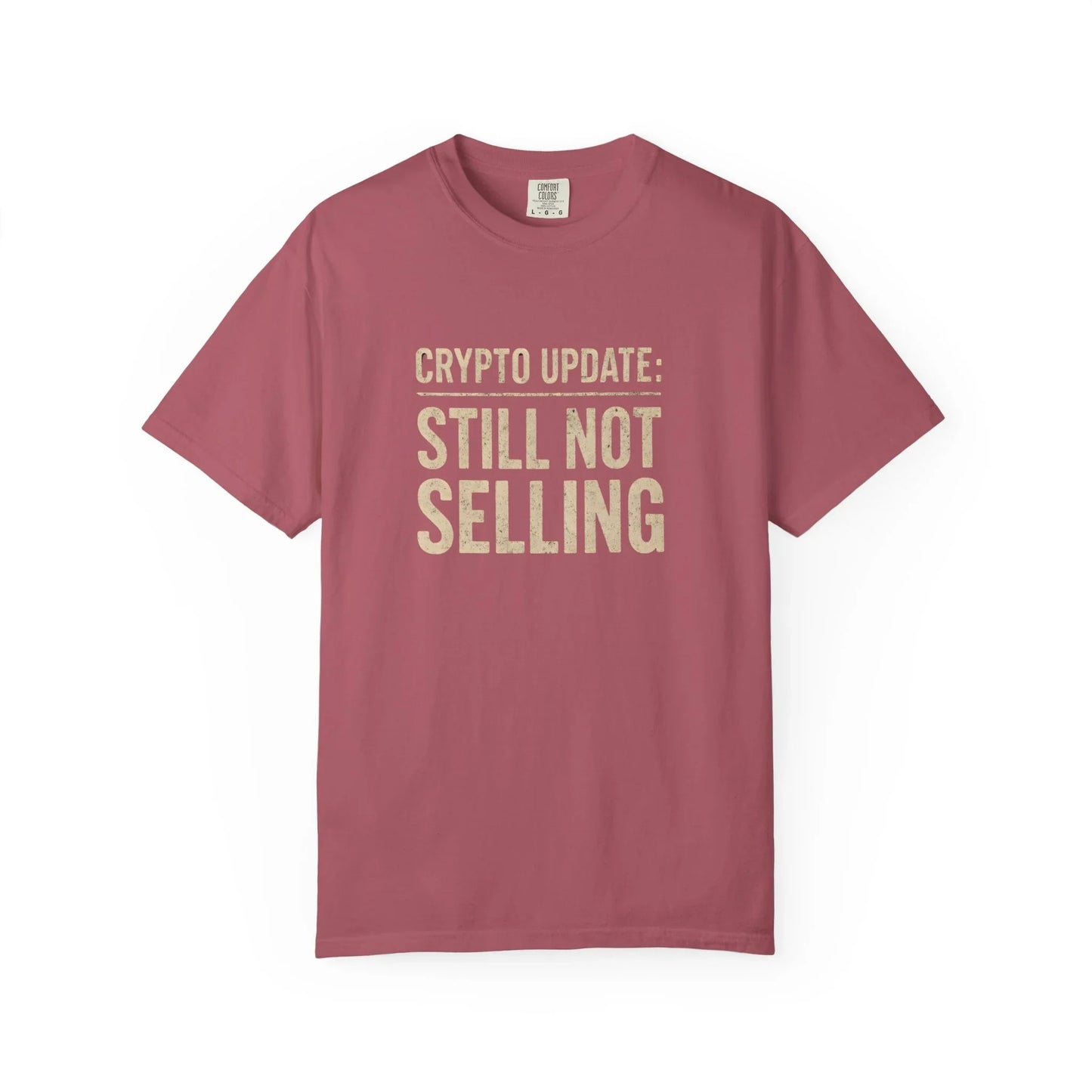 Crypto Update Not Selling - T-Shirt Crimson T-Shirt crypto-vibes.com