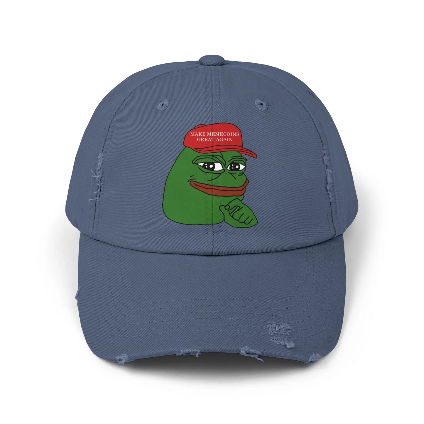 Pepe Make Memecoin Great Again - Cap Scotland Blue One size Hats crypto-vibes.com
