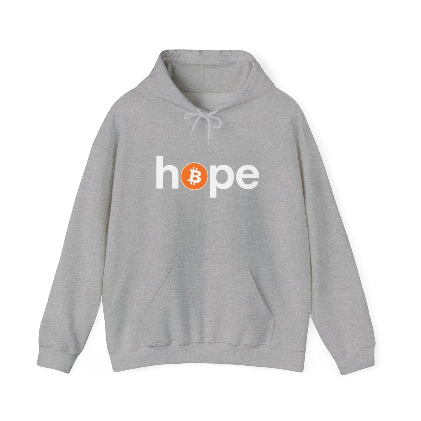 Bitcoin Hope - Hoodie Sport Grey Hoodie crypto-vibes.com