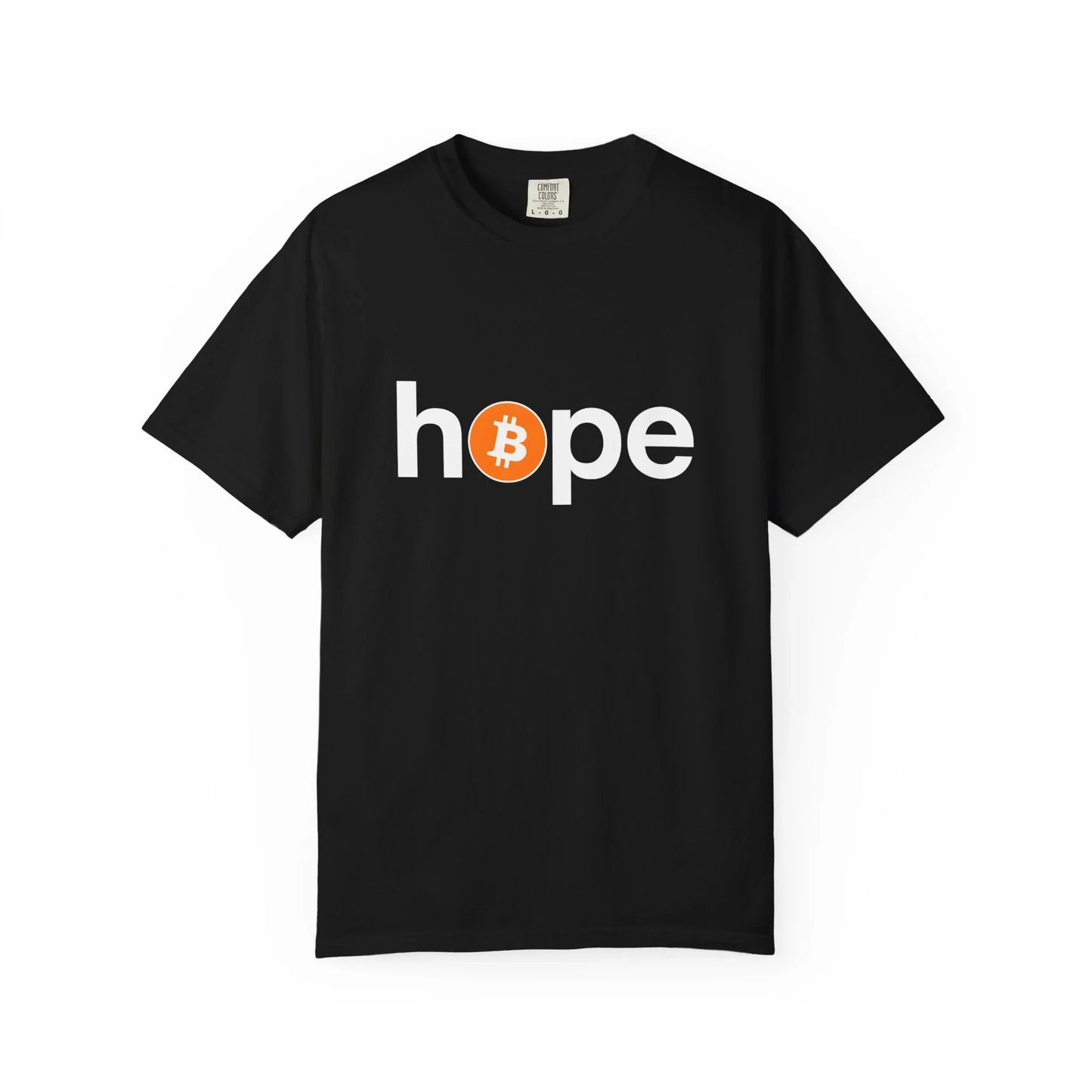 Bitcoin Hope - T-Shirt Black T-Shirt crypto-vibes.com