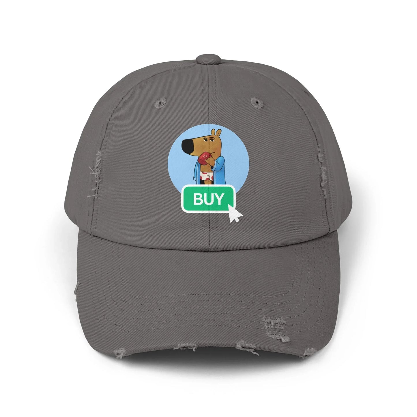 Chill Guy Buy Button - Cap Nickel One size Hats crypto-vibes.com
