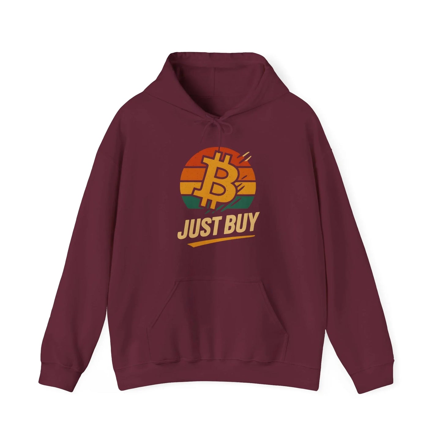 Just Buy - Hoodie Maroon Hoodie crypto-vibes.com