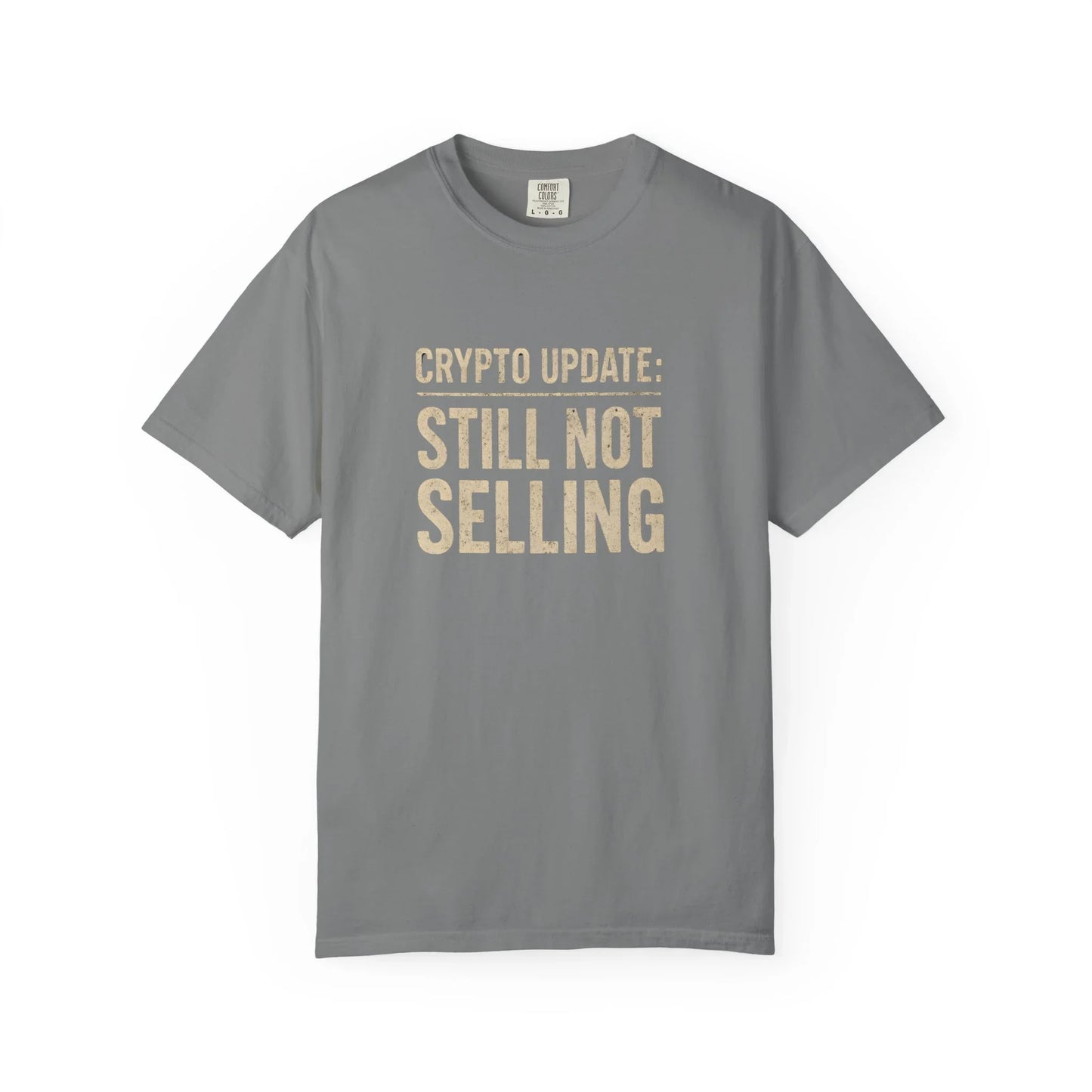 Crypto Update Not Selling - T-Shirt Grey T-Shirt crypto-vibes.com