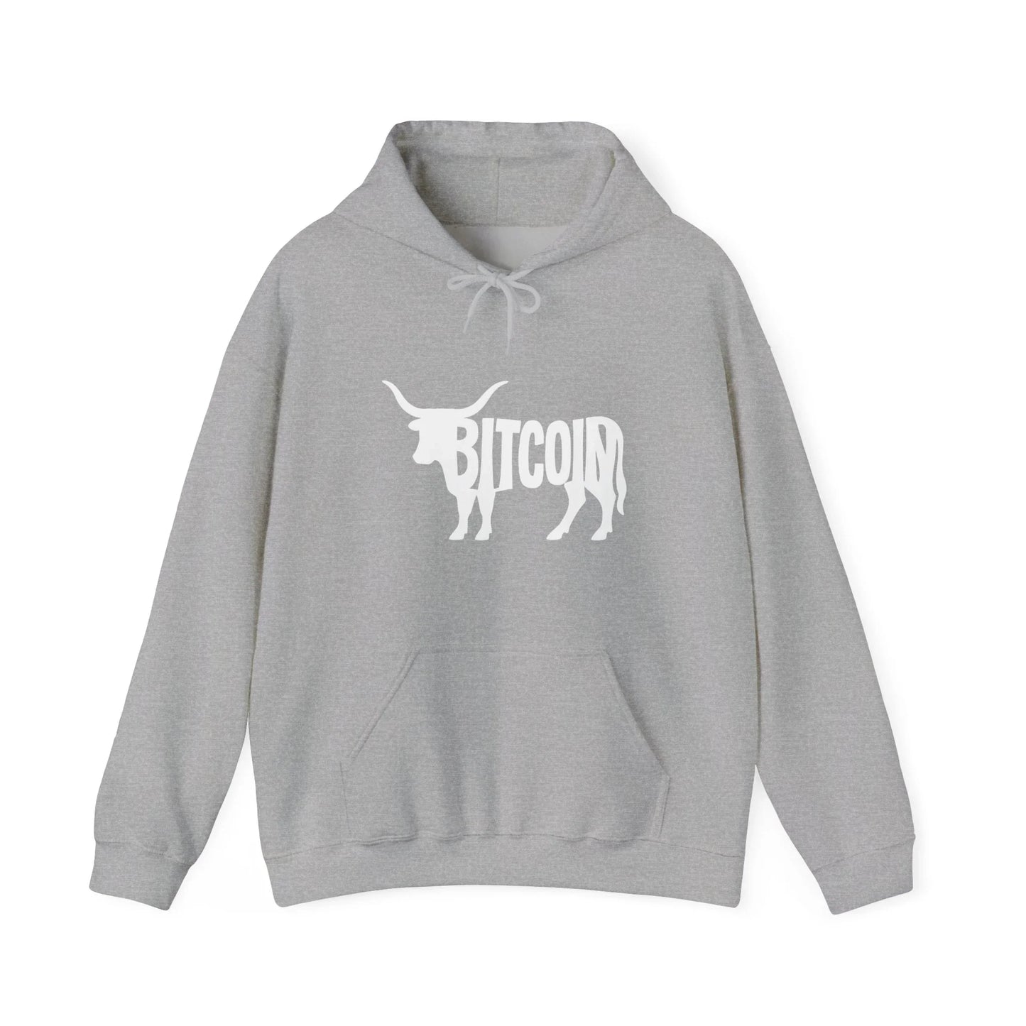 Bitcoin Bull - Hoodie Sport Grey Hoodie crypto-vibes.com