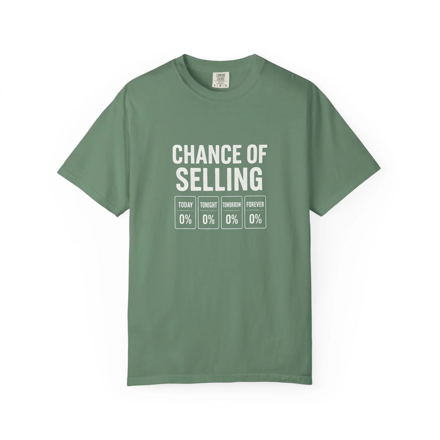 Chance of Selling - T-Shirt Light Green T-Shirt crypto-vibes.com