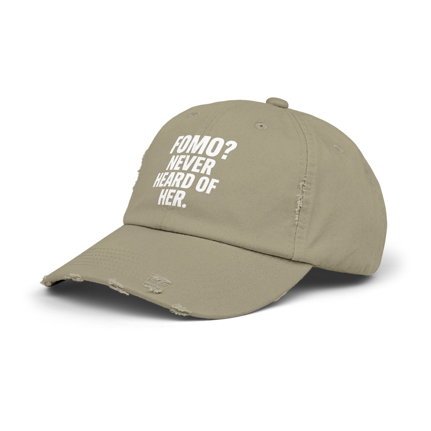 Cap - Fomo? Never Heard of Her Hats crypto-vibes.com