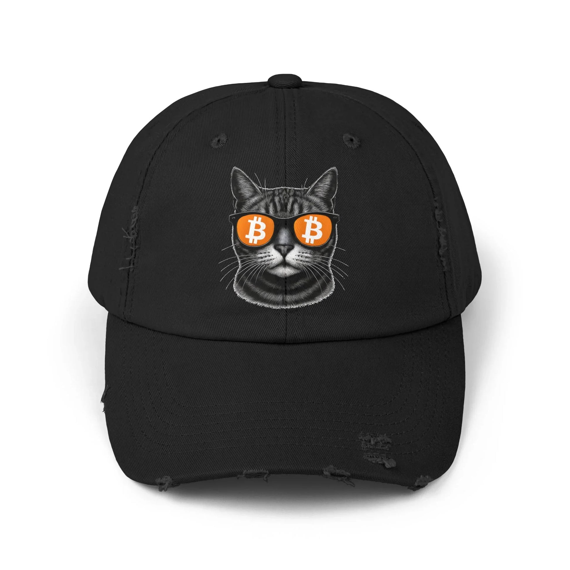 Bitcoin Cat - Cap Black One size Hats crypto-vibes.com