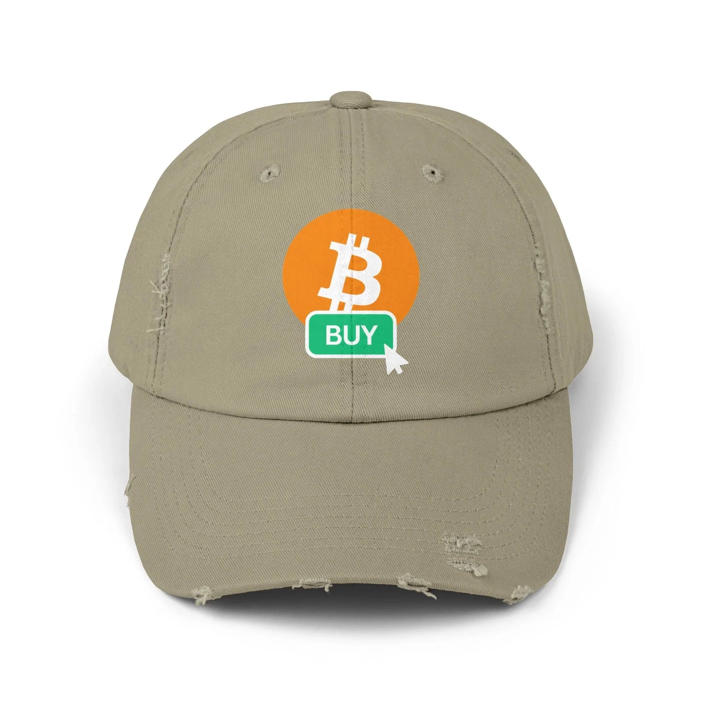 Bitcoin Buy Button - Cap Light Olive One size Hats crypto-vibes.com