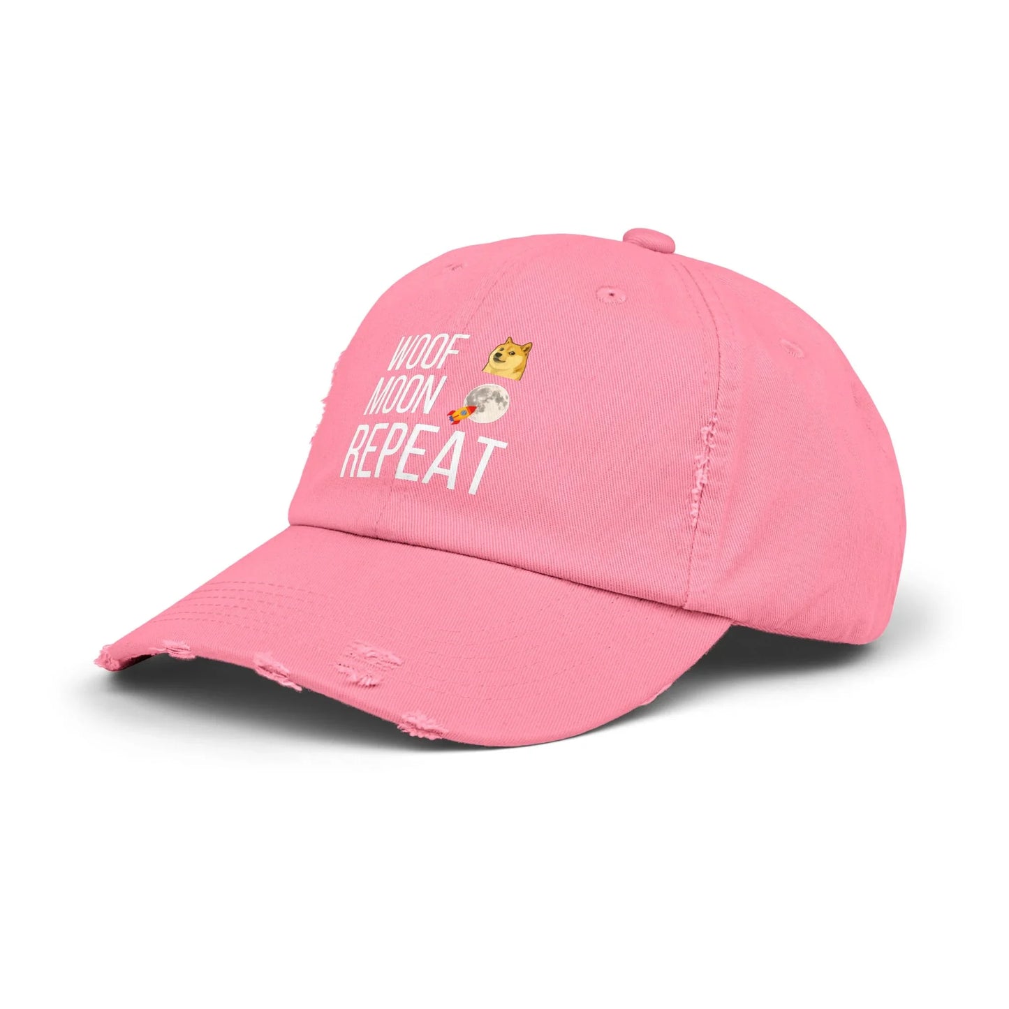 Woof Moon Repeat - Cap Hats crypto-vibes.com