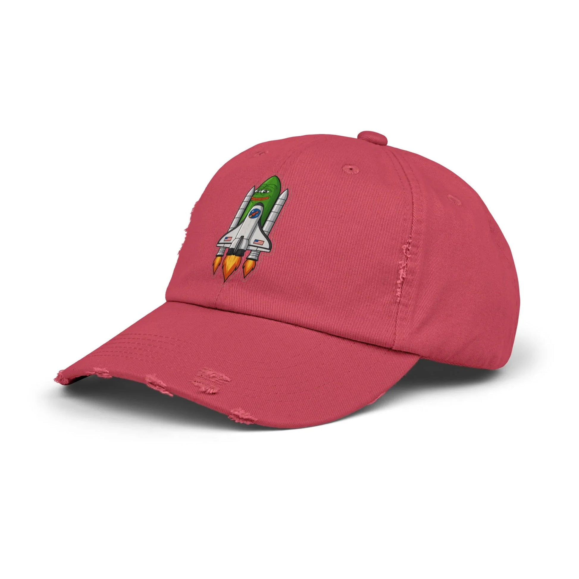 Pepe Rocket Launch - Cap Hats crypto-vibes.com