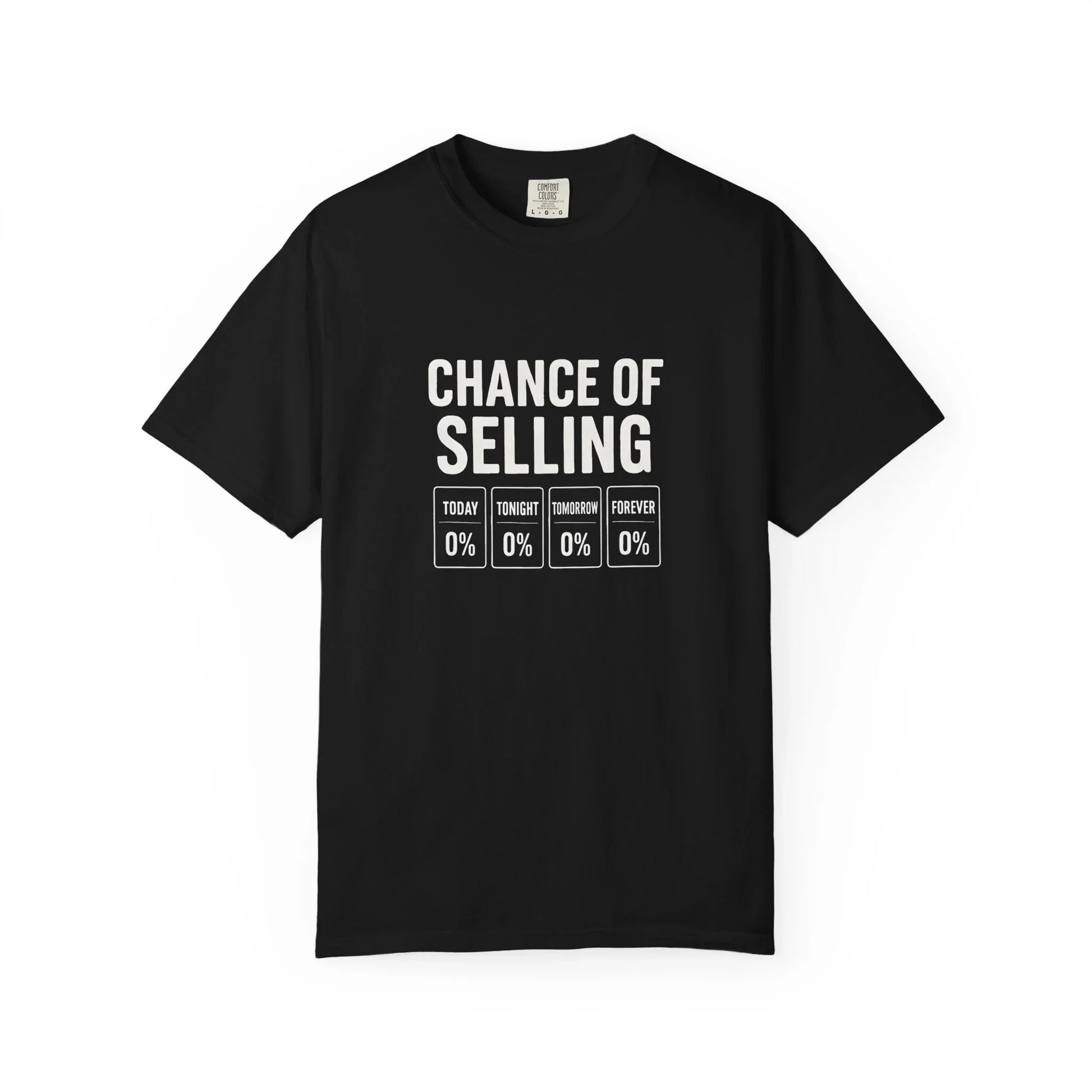 Chance of Selling - T-Shirt Black T-Shirt crypto-vibes.com