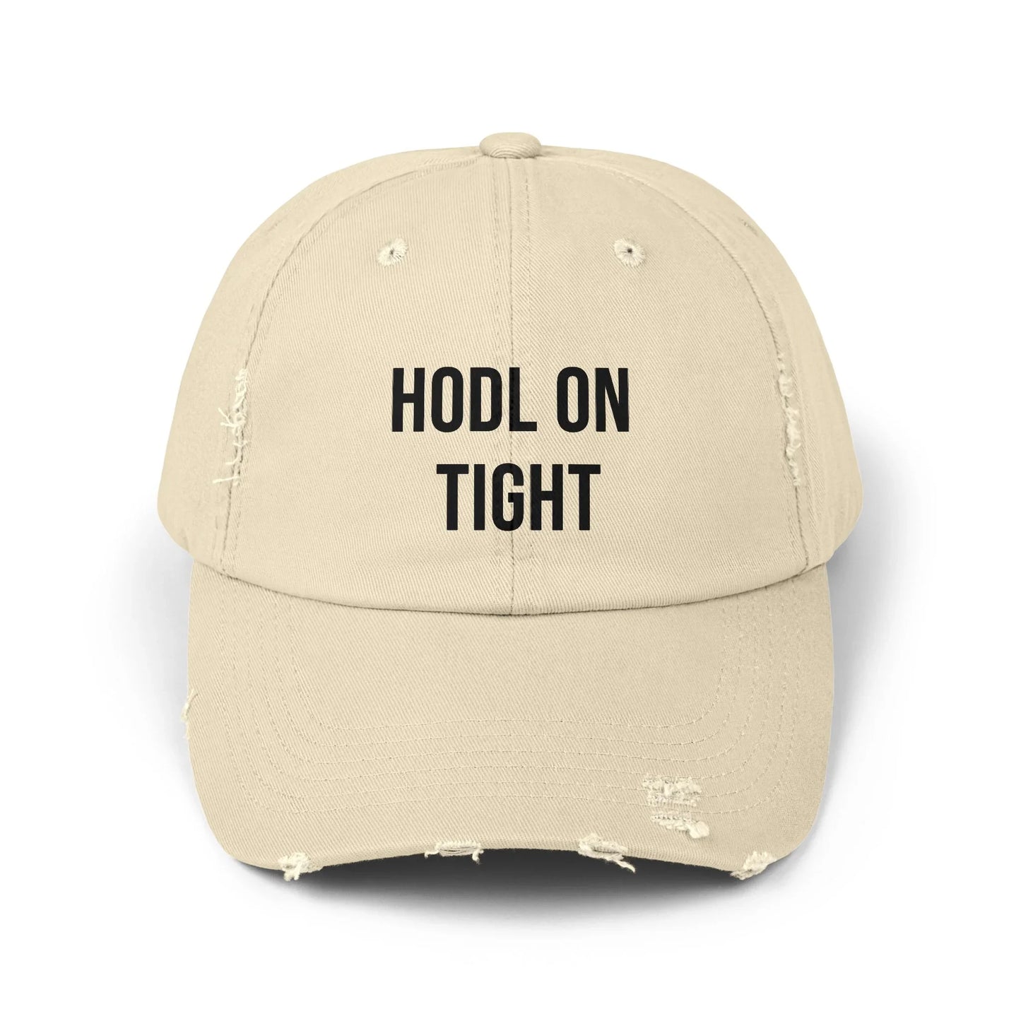 HODL On Tight - Cap Stone One size Hats crypto-vibes.com