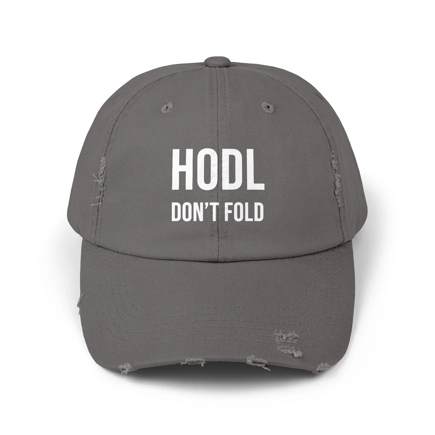 HODL Don't Fold - Cap Nickel One size Hats crypto-vibes.com