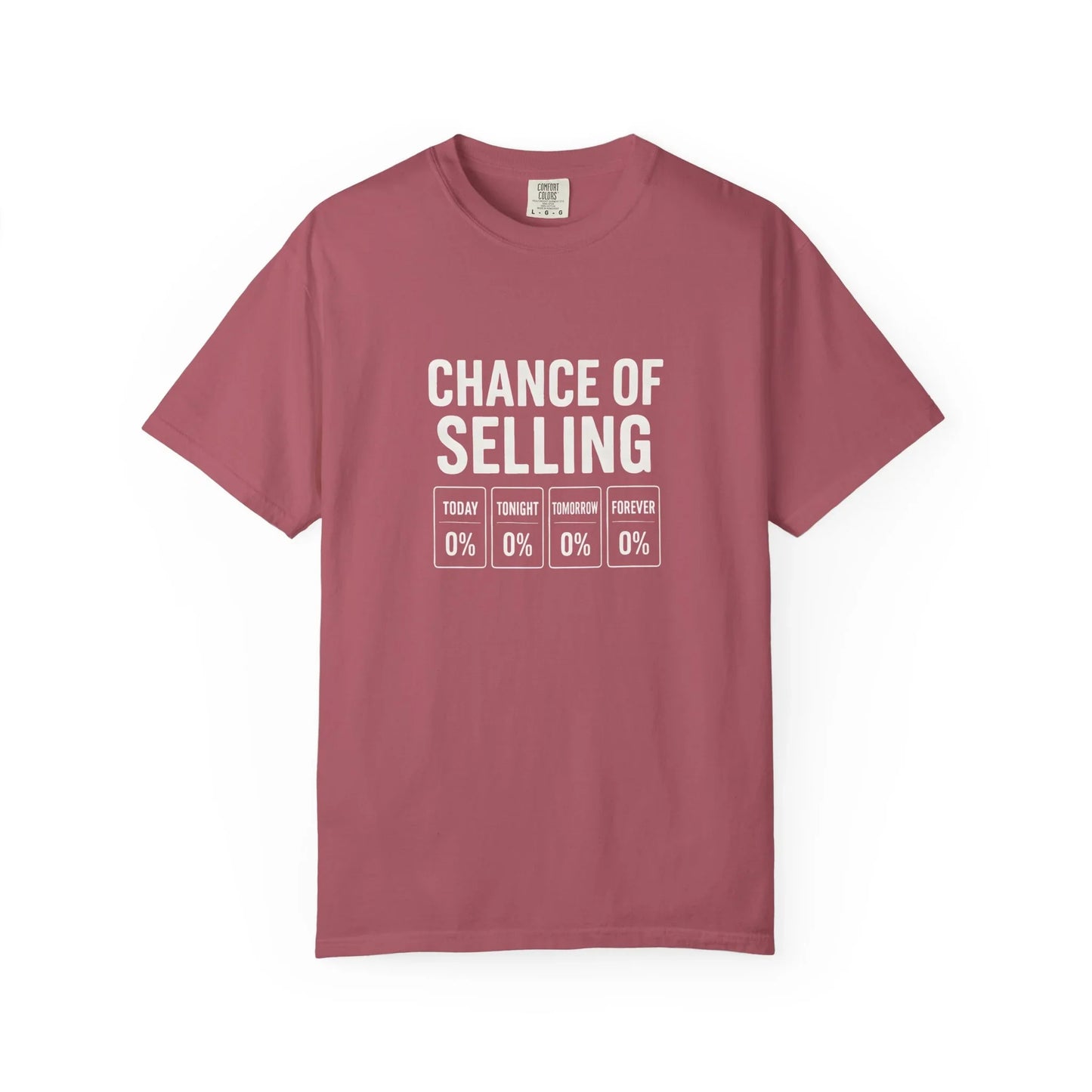 Chance of Selling - T-Shirt Crimson T-Shirt crypto-vibes.com