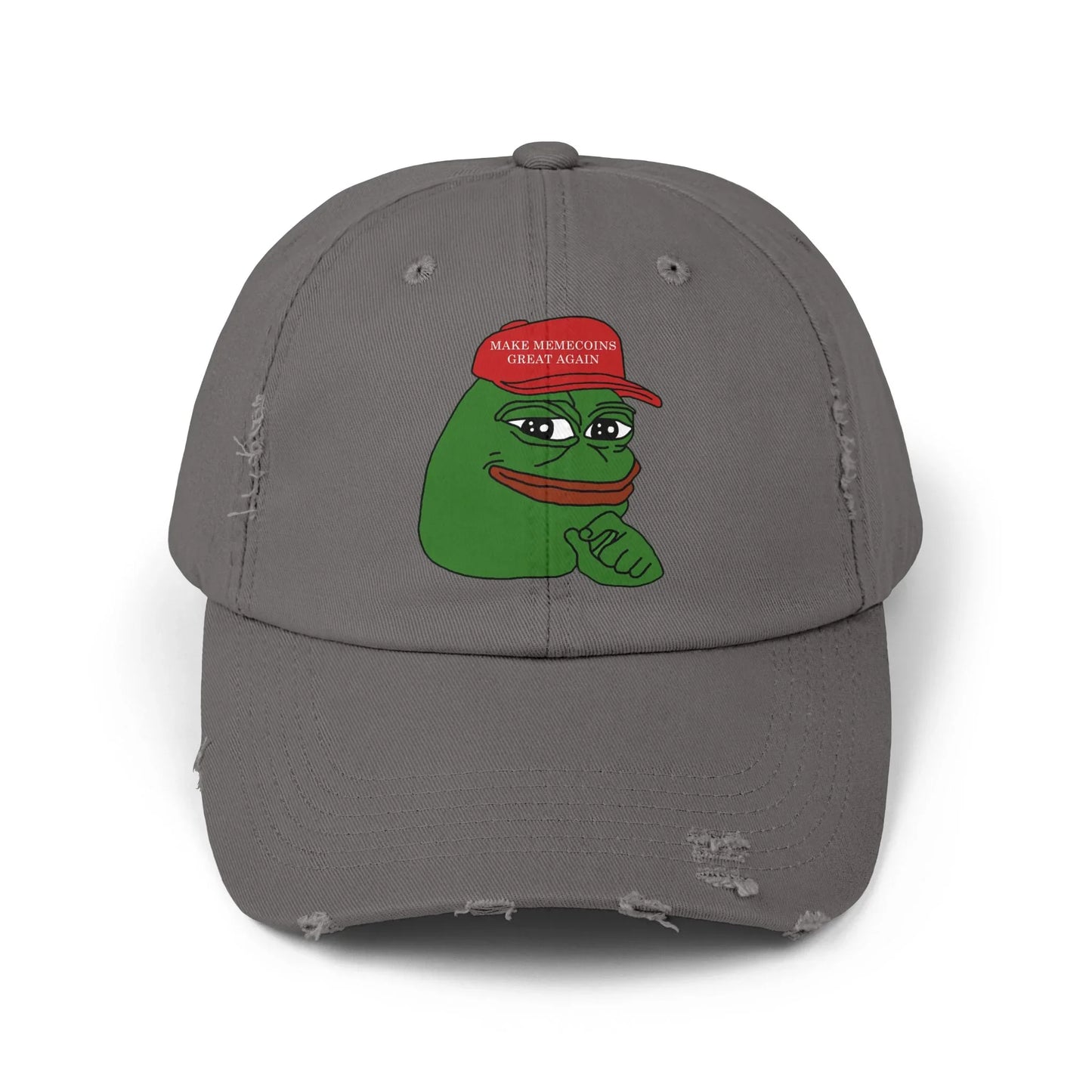 Pepe Make Memecoin Great Again - Cap Nickel One size Hats crypto-vibes.com