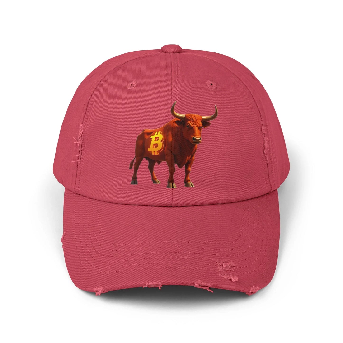 Bitcoin Bull - Cap Dashing Red One size Hats crypto-vibes.com
