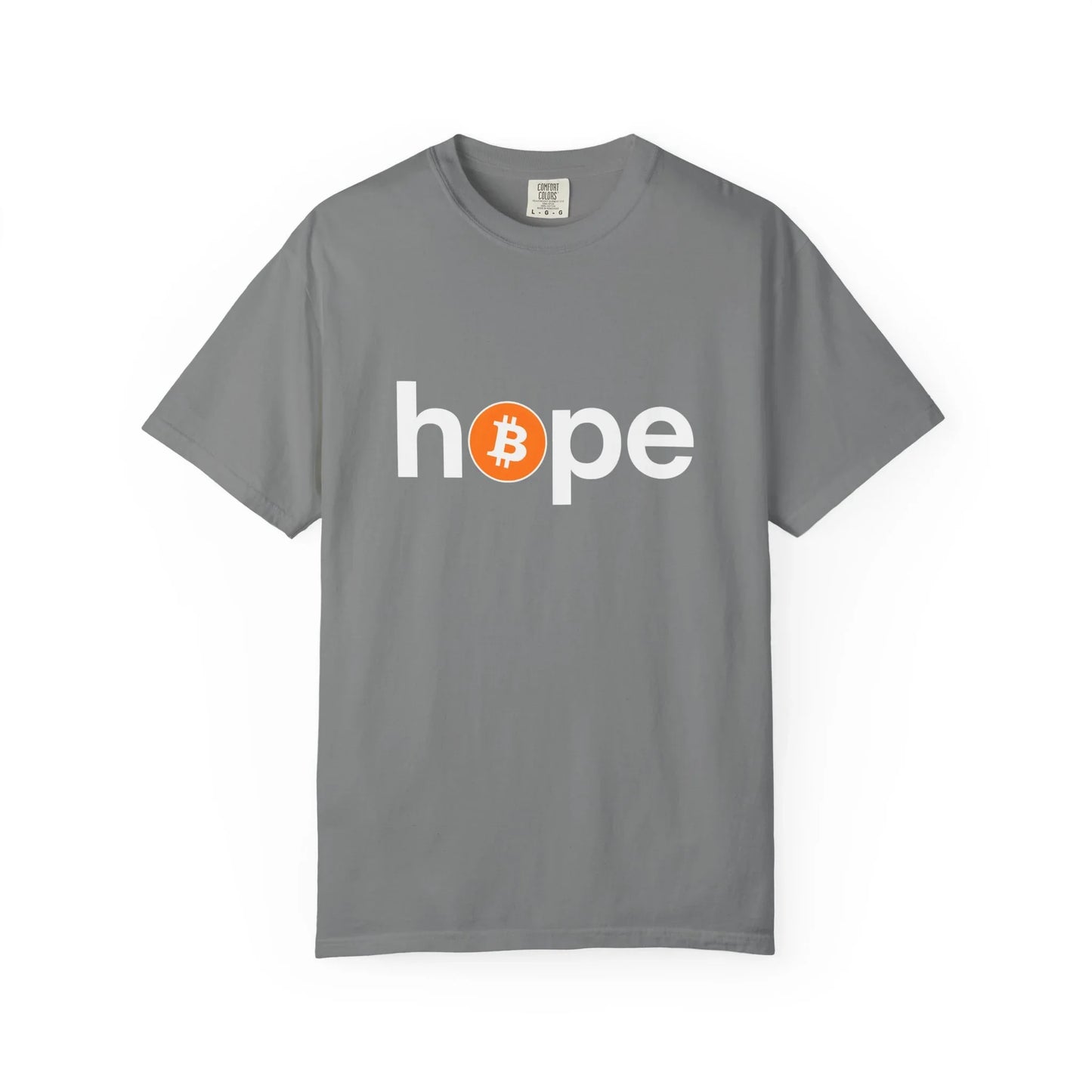 Bitcoin Hope - T-Shirt Grey T-Shirt crypto-vibes.com