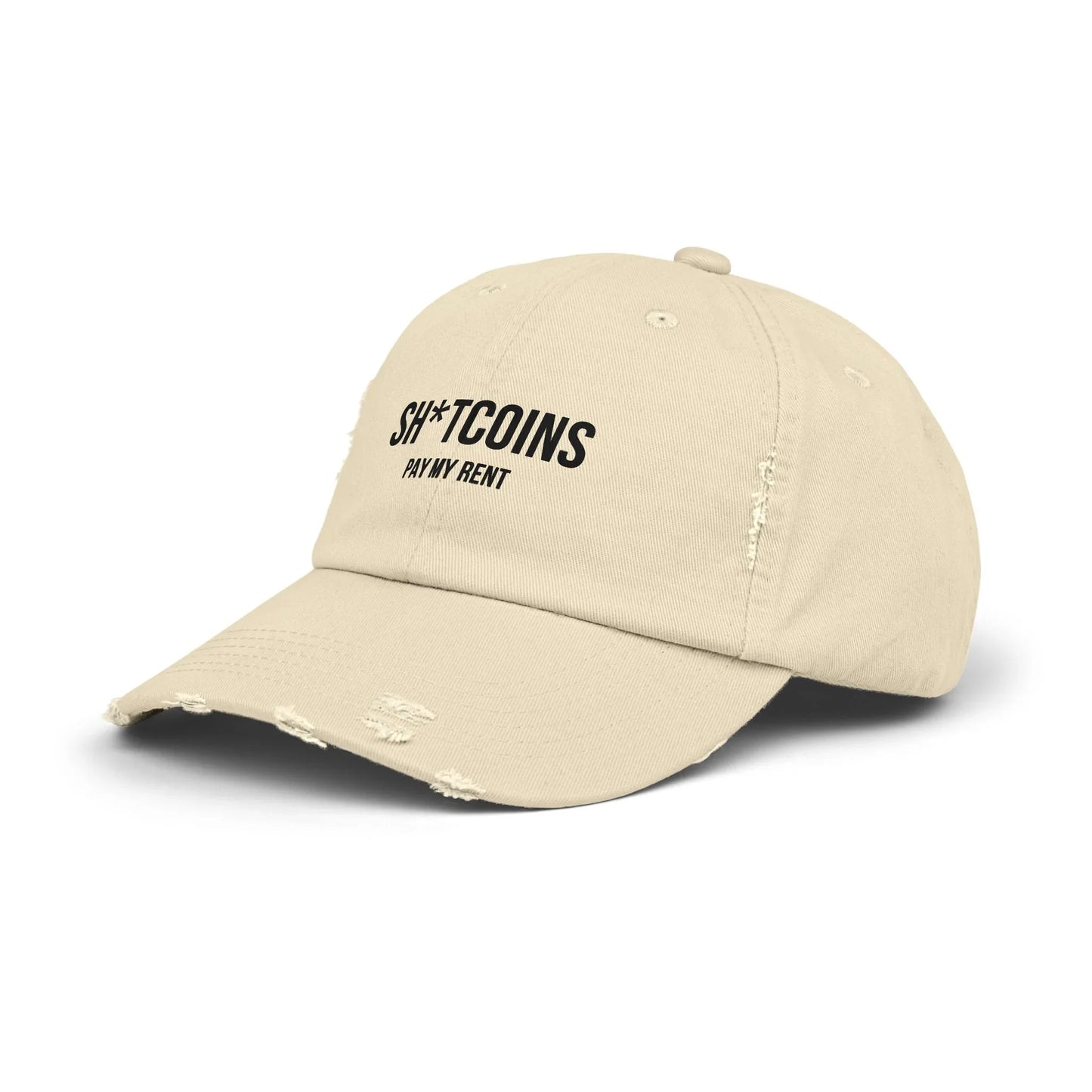 Shitcoins Pay My Rent - Cap Hats crypto-vibes.com