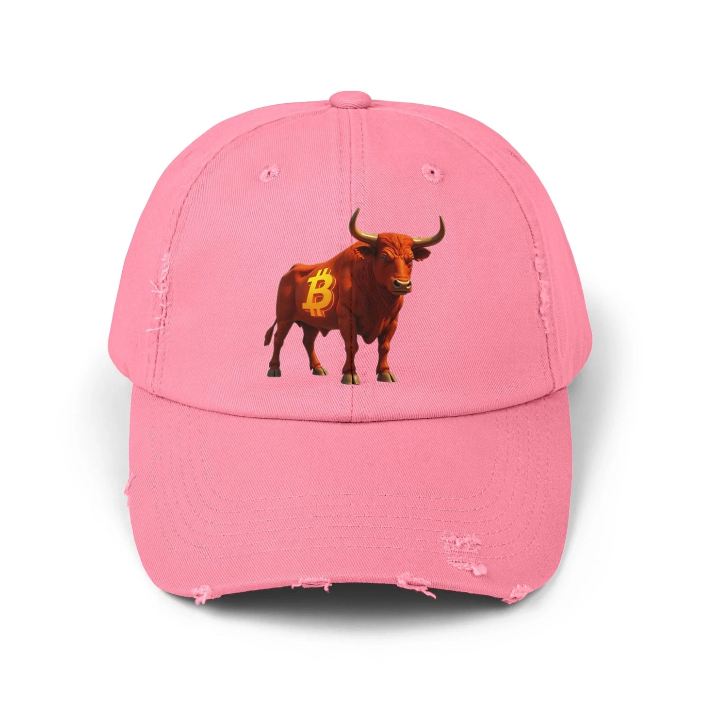 Bitcoin Bull - Cap True Pink One size Hats crypto-vibes.com