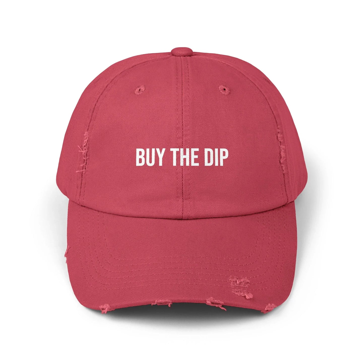 Buy The Dip - Cap Dashing Red One size Hats crypto-vibes.com