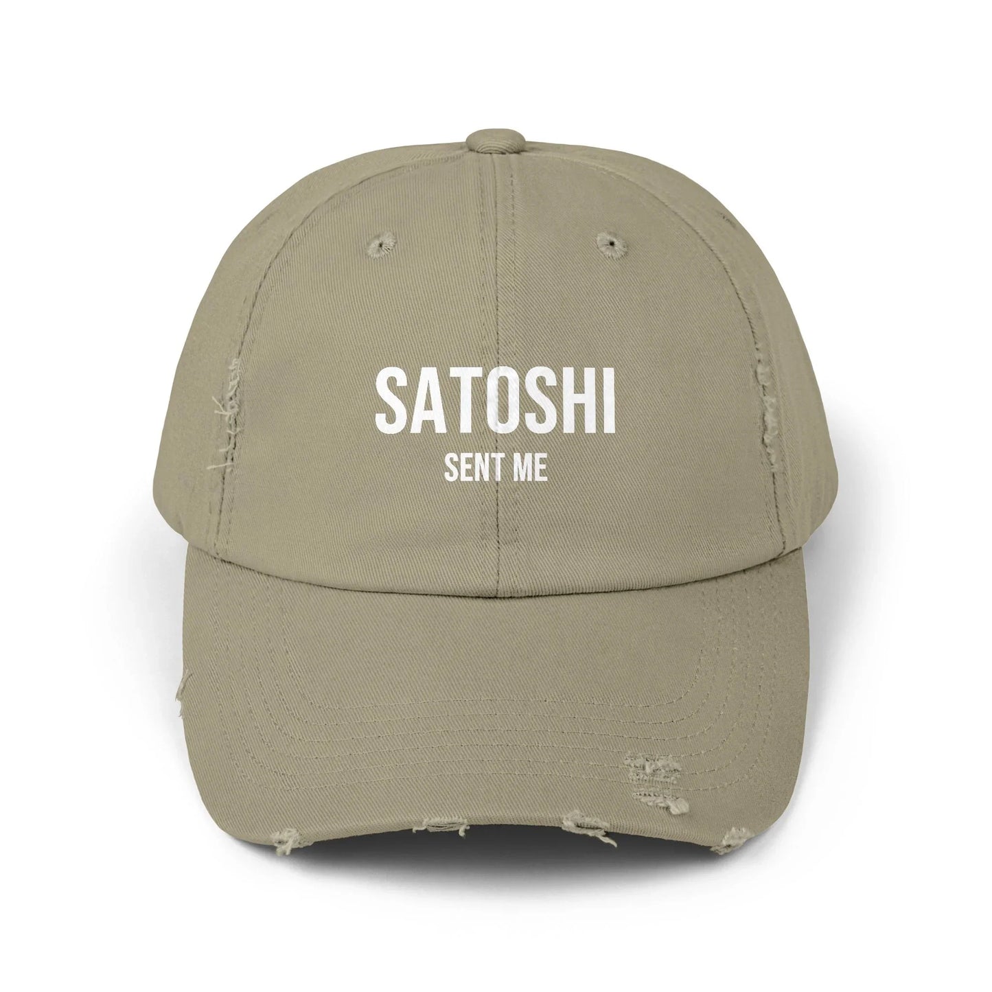 Satoshi Sent Me - Cap Light Olive One size Hats crypto-vibes.com