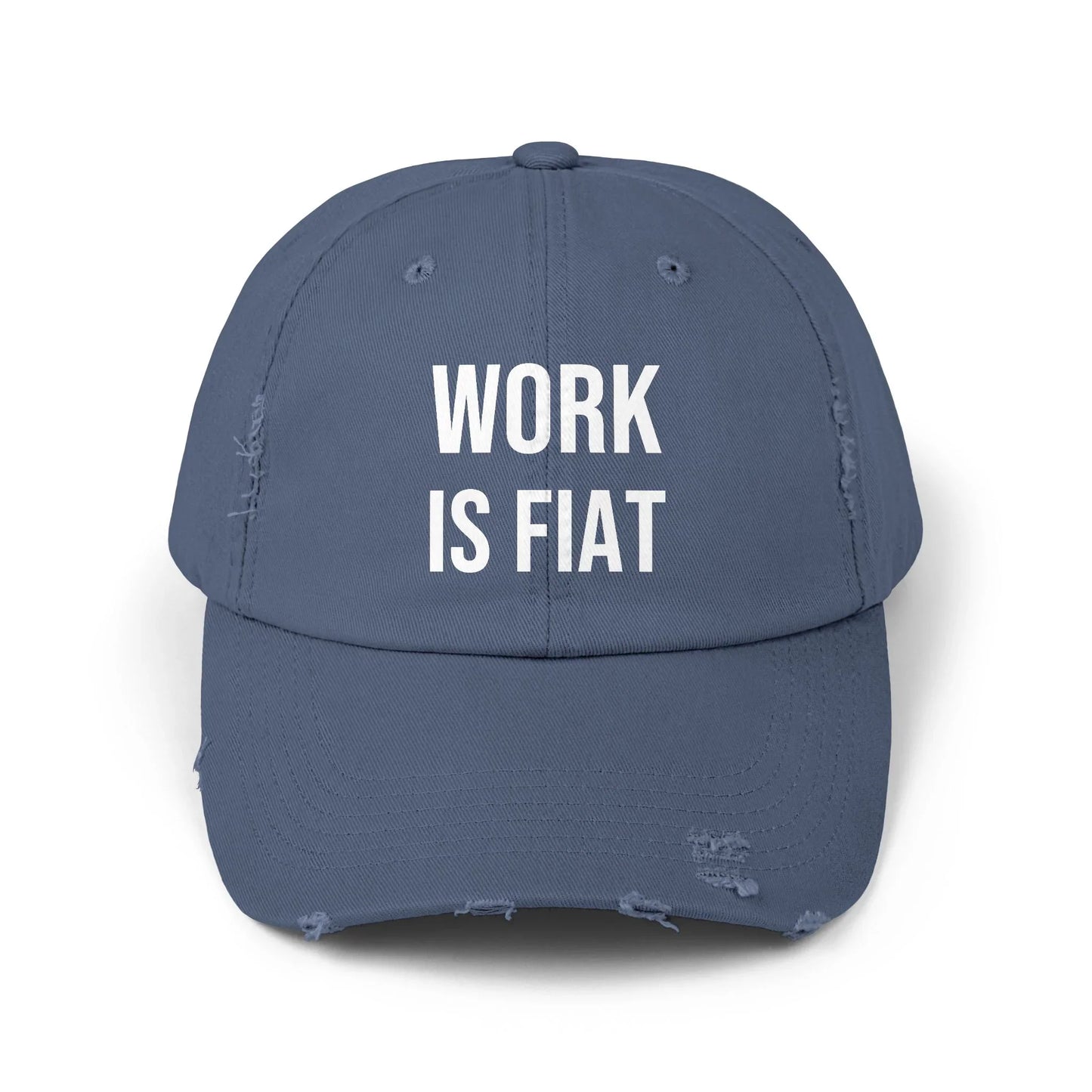 Work Is Fiat - Cap Scotland Blue One size Hats crypto-vibes.com