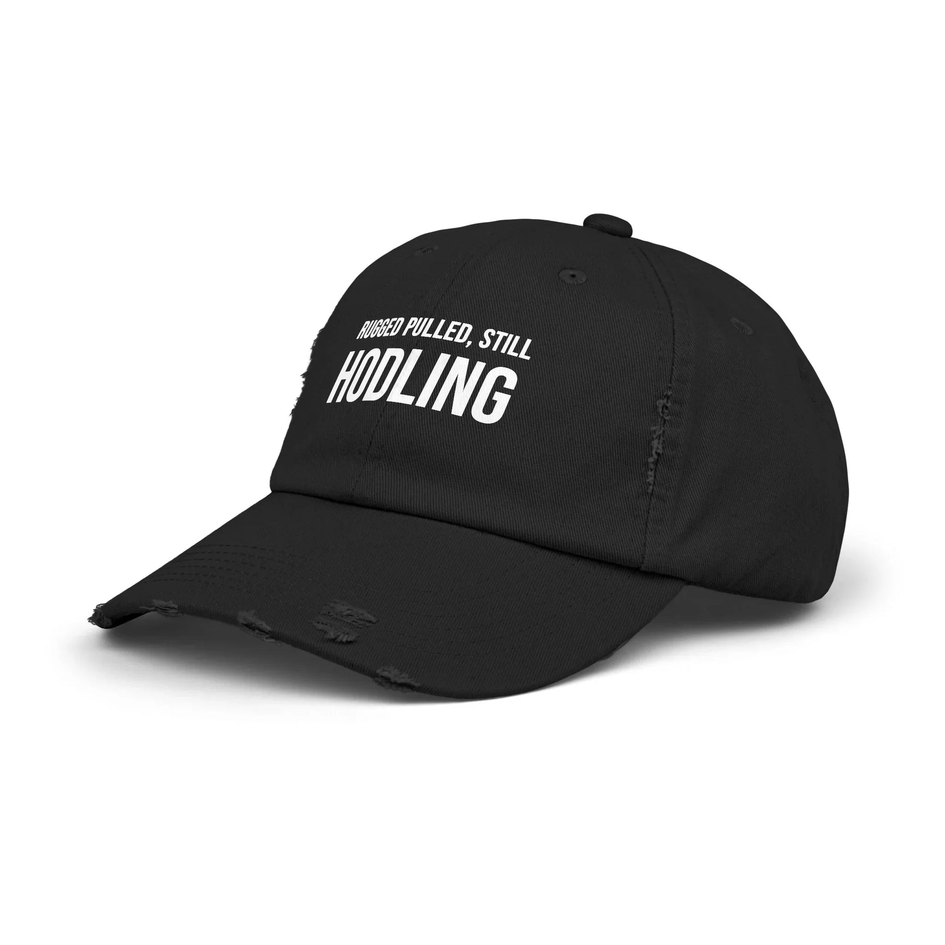 Rugged Pulled Still HODLing - Cap Hats crypto-vibes.com